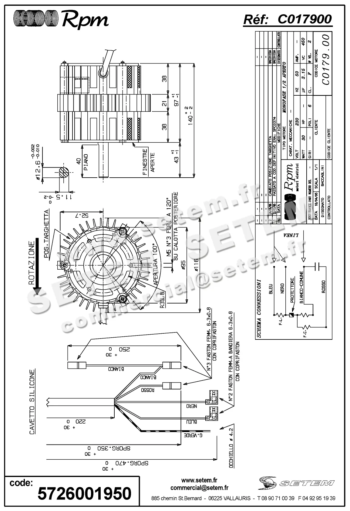 5726001950-MOTEUR RPM C017900