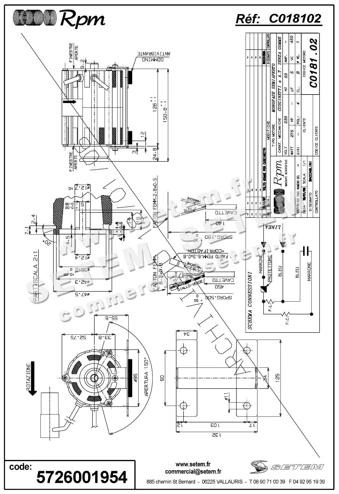5726001954-MOTEUR RPM C018102