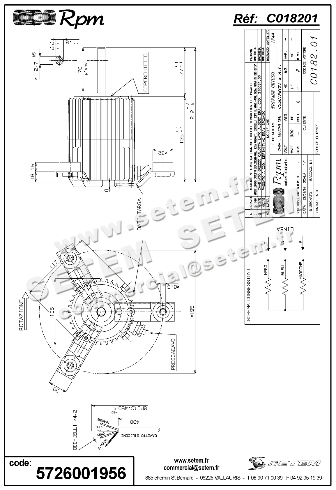 5726001956-MOTEUR RPM C018201