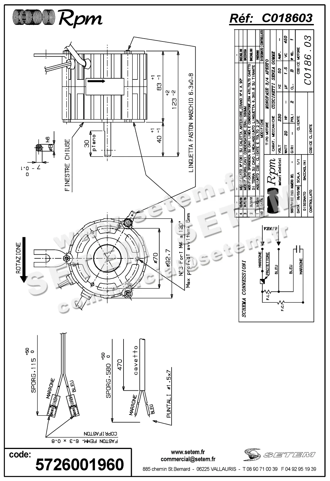 5726001960-MOTEUR RPM C018603 3