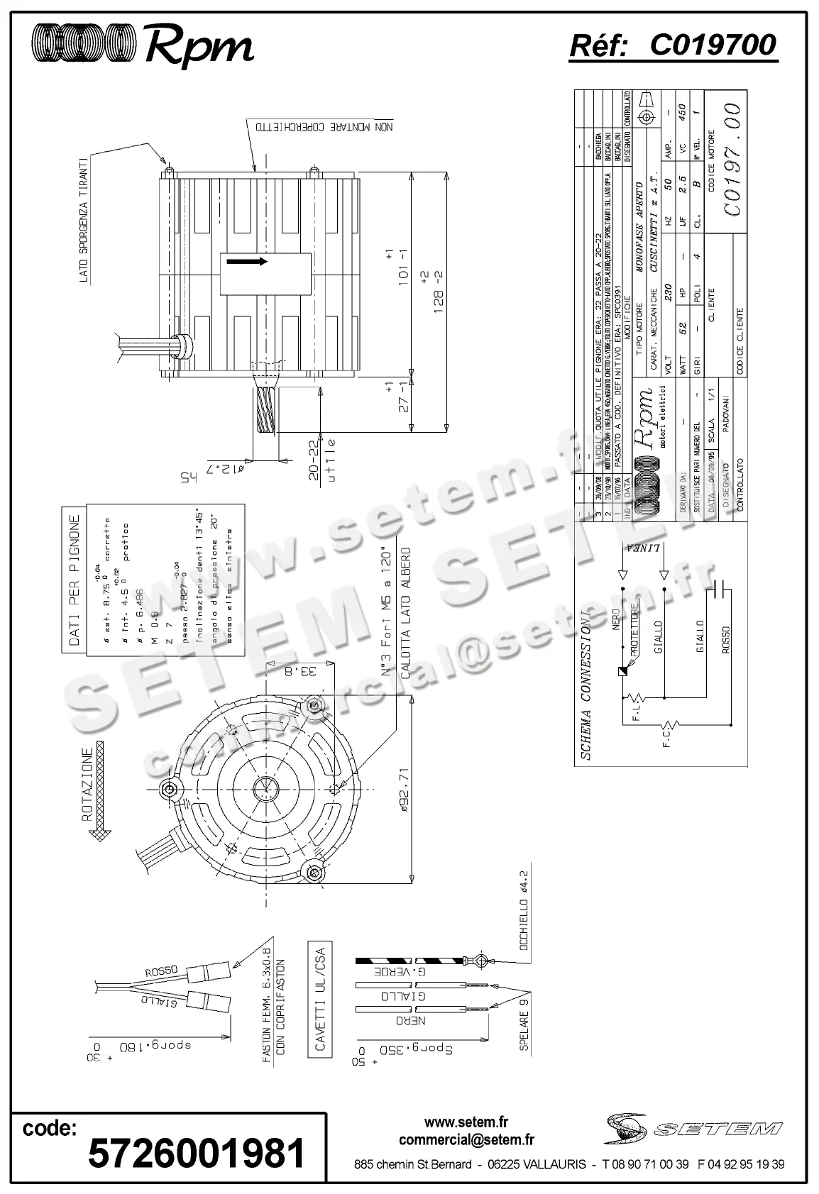 5726001981-MOTEUR RPM C019700 2