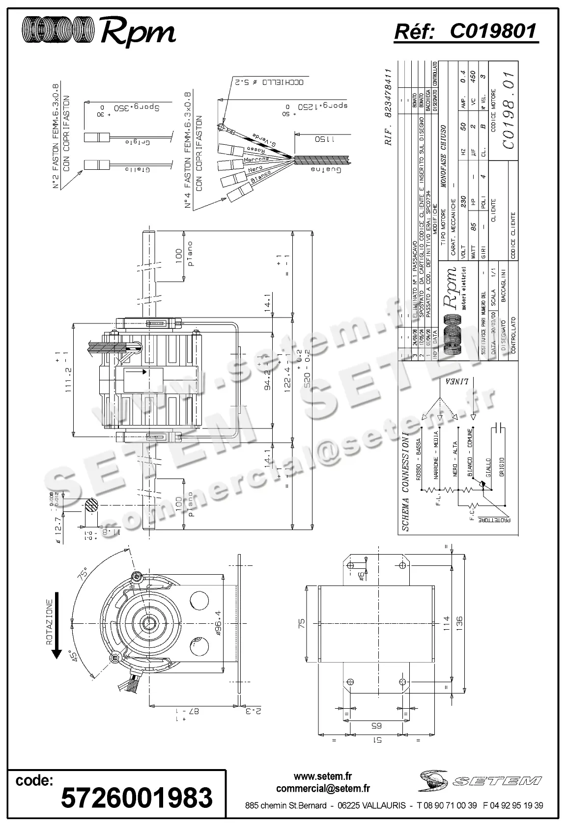 5726001983-MOTEUR RPM C019801