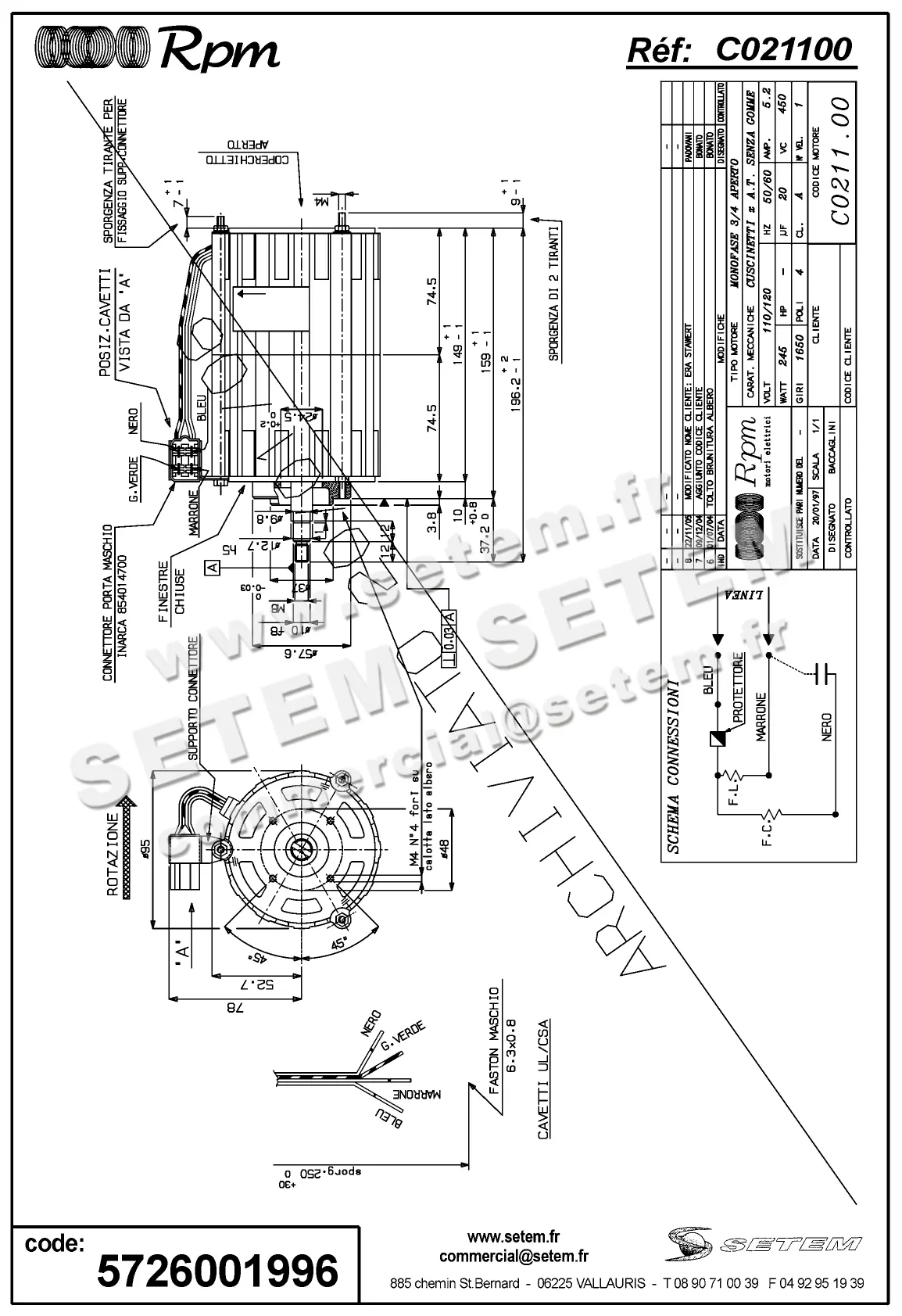 5726001996-MOTEUR RPM C021100