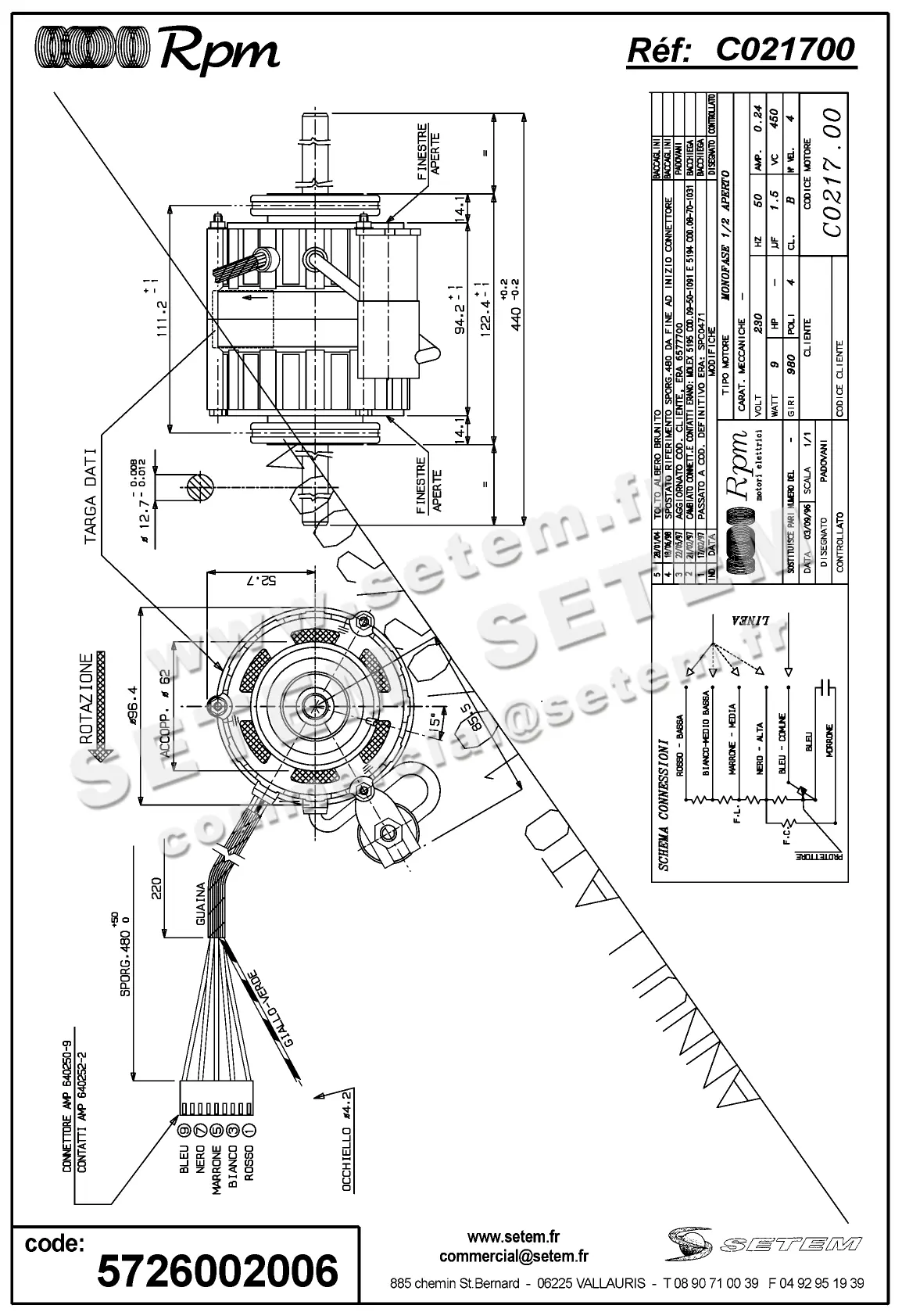 5726002006-MOTEUR RPM C021700