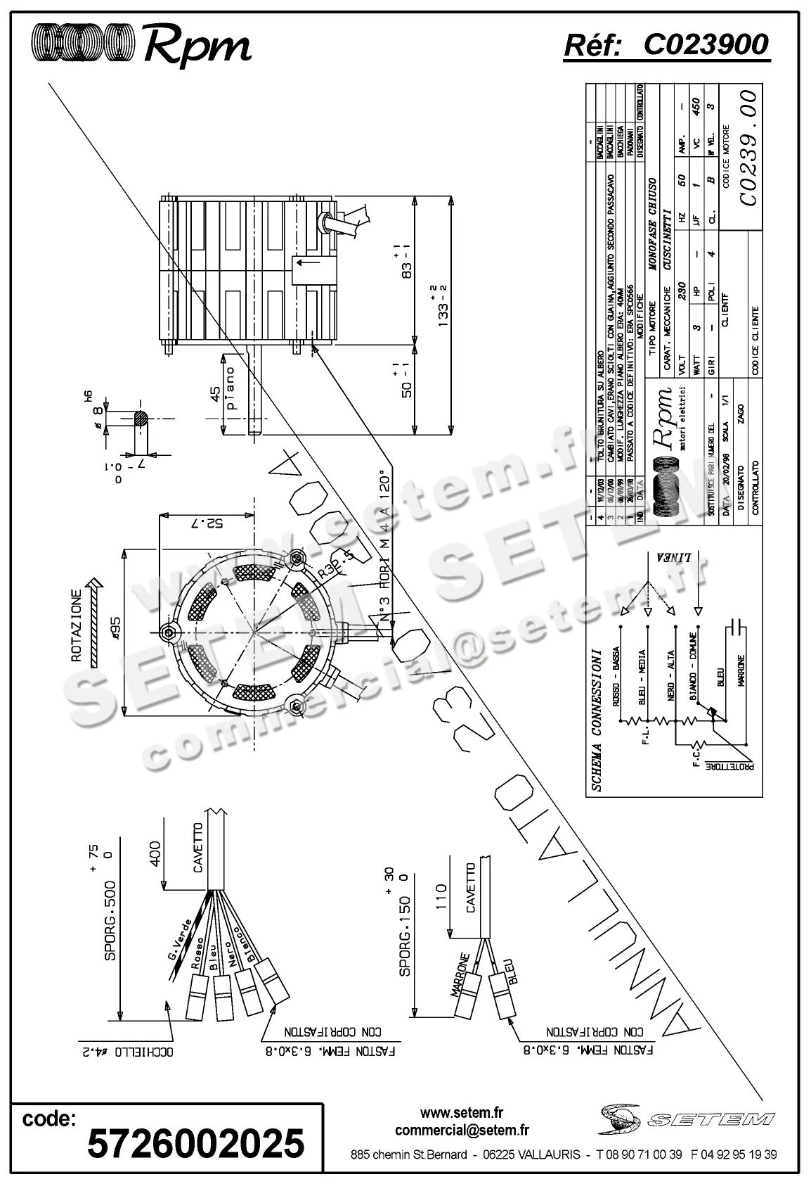 5726002025-MOTEUR RPM C023900