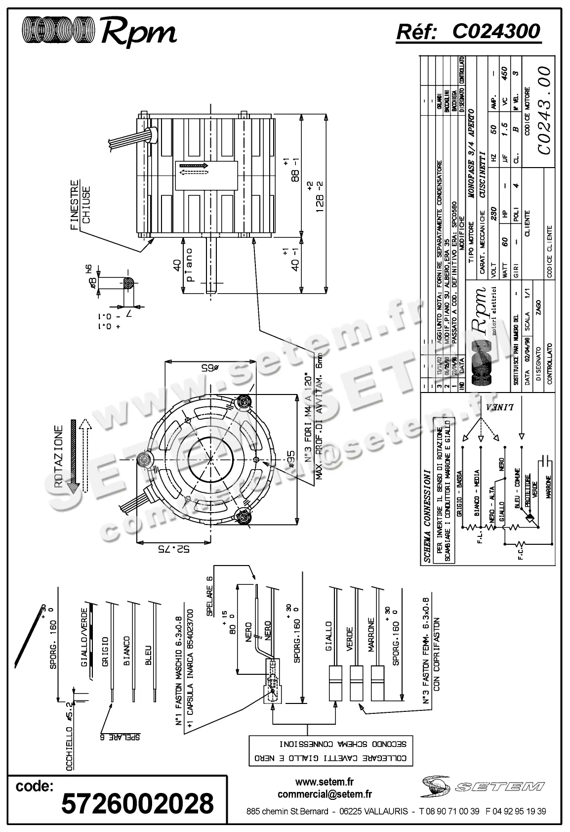 5726002028-MOTEUR RPM C024300