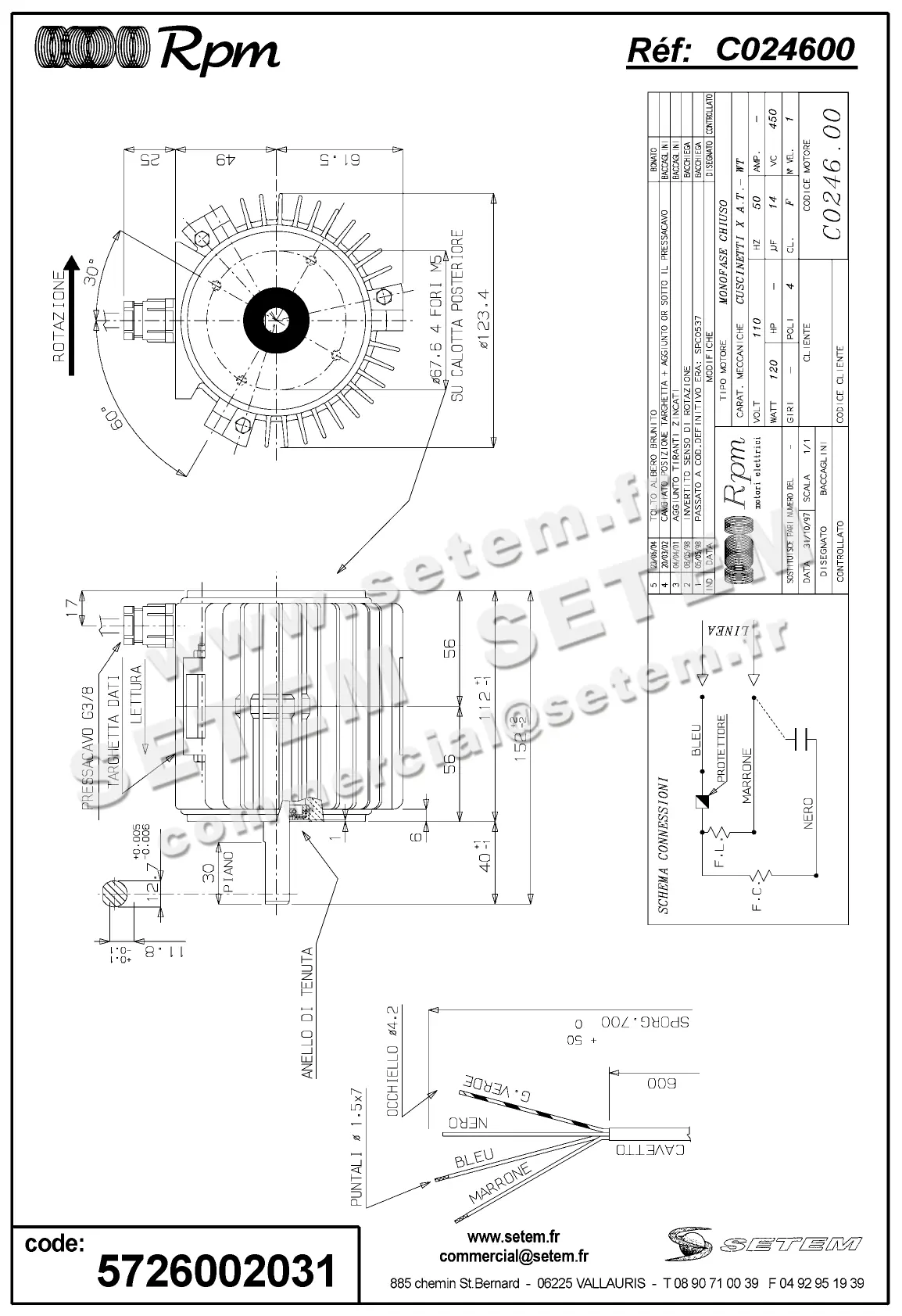 5726002031-MOTEUR RPM C024600