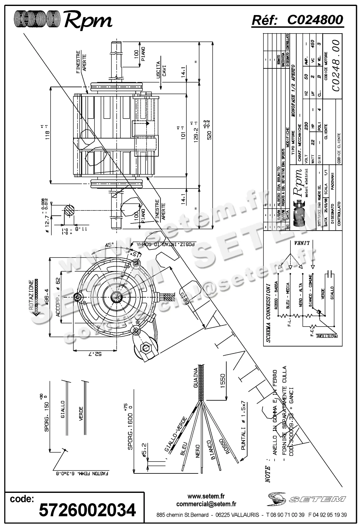 5726002034-MOTEUR RPM C024800