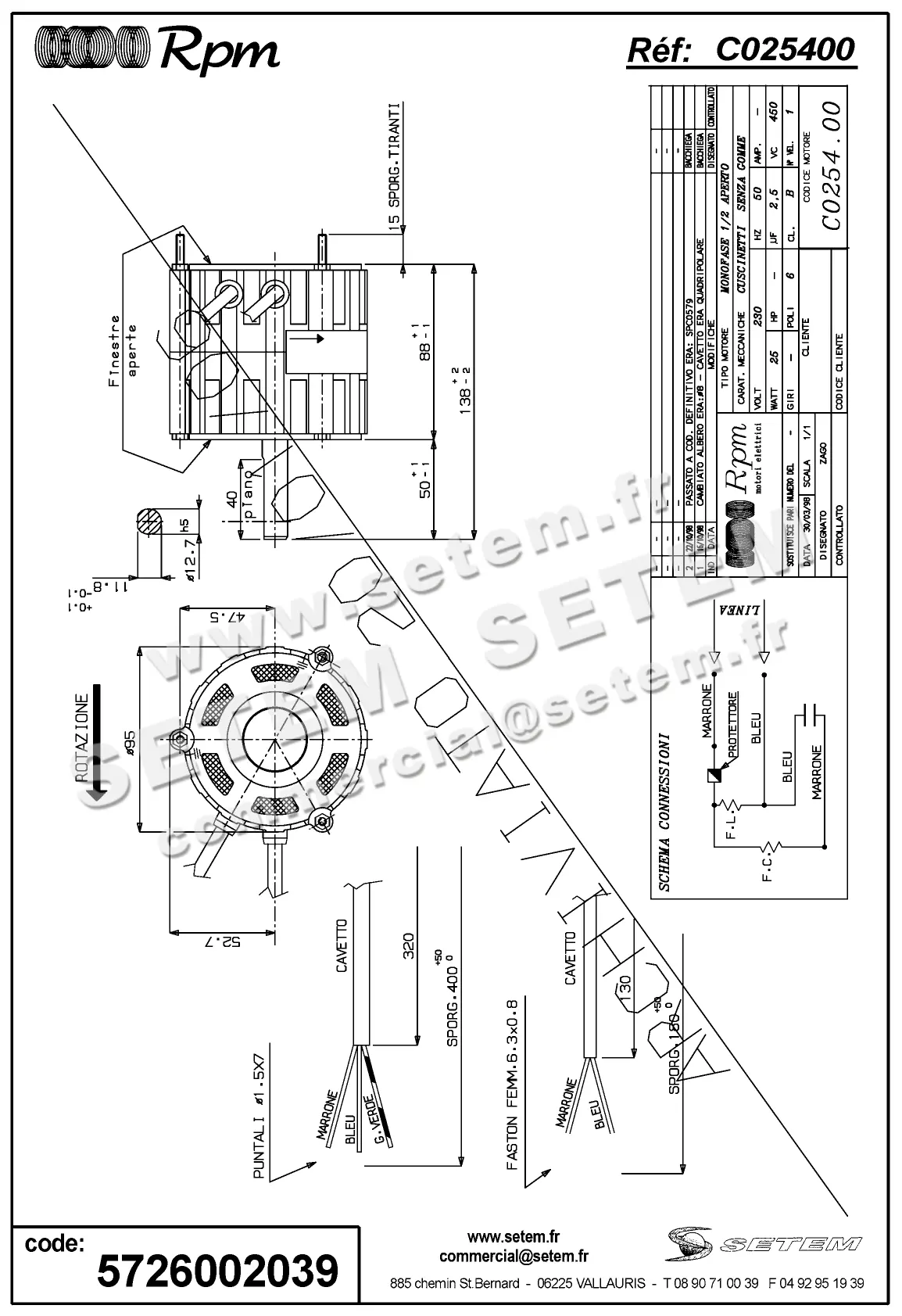 5726002039-MOTEUR RPM C025400