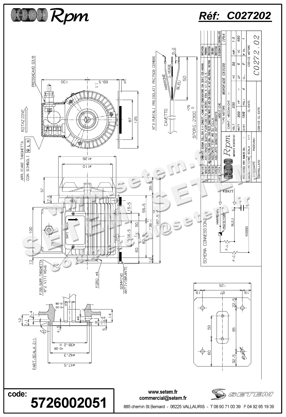 5726002051-MOTEUR RPM C027202