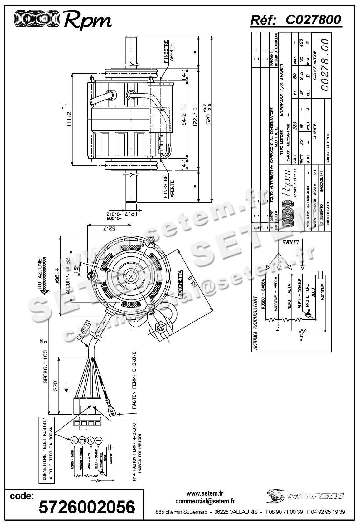5726002056-MOTEUR RPM C027800