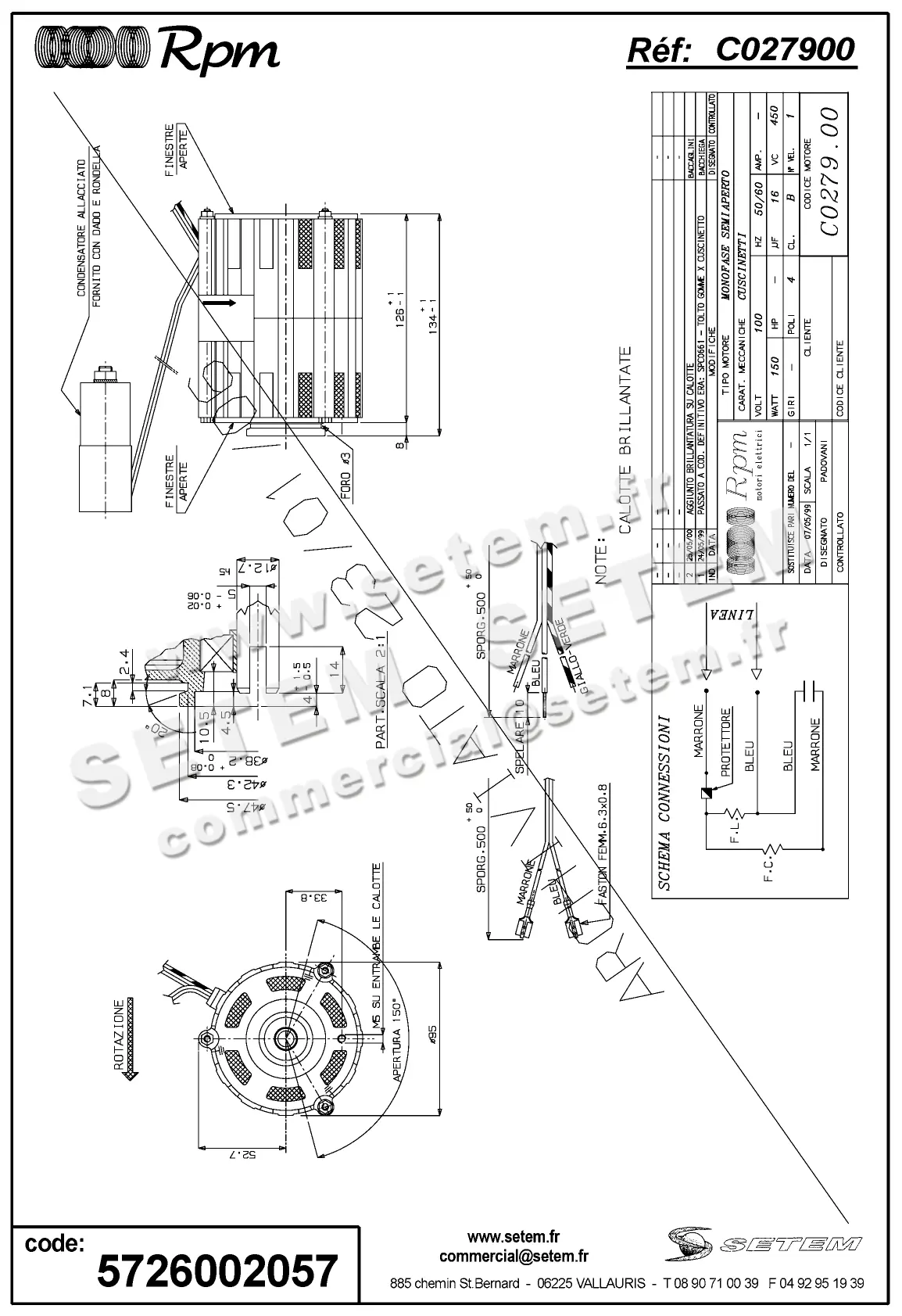 5726002057-MOTEUR RPM C027900