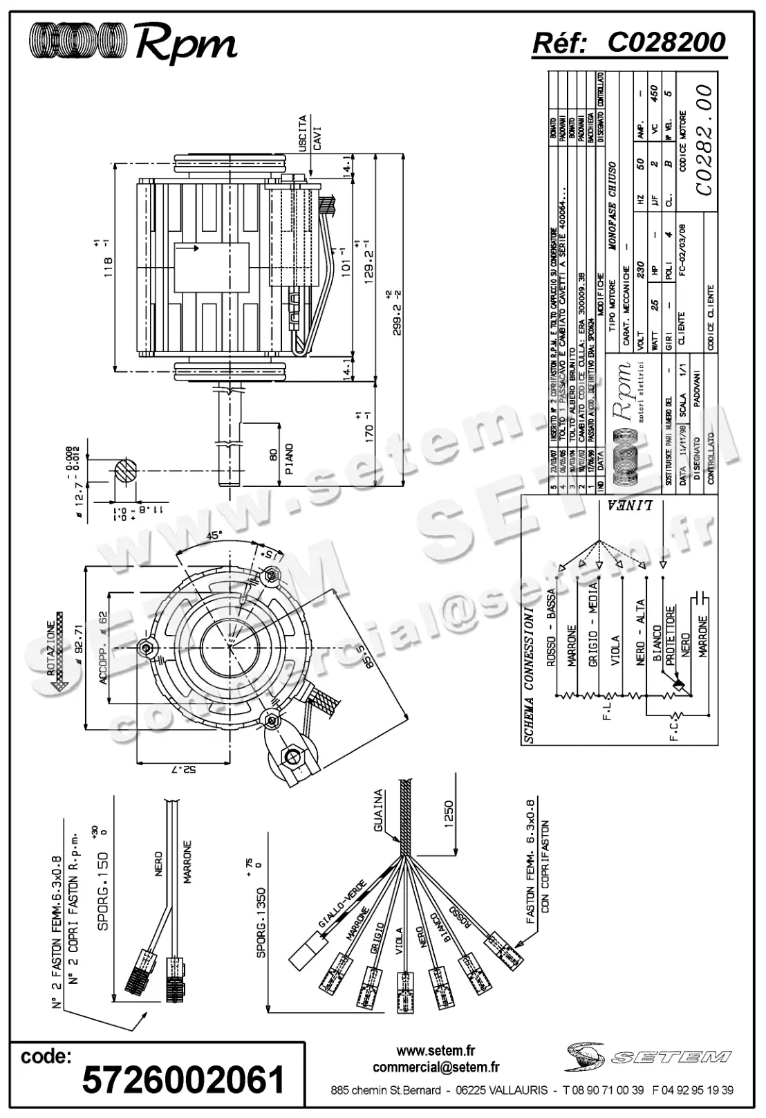 5726002061-MOTEUR RPM C028200