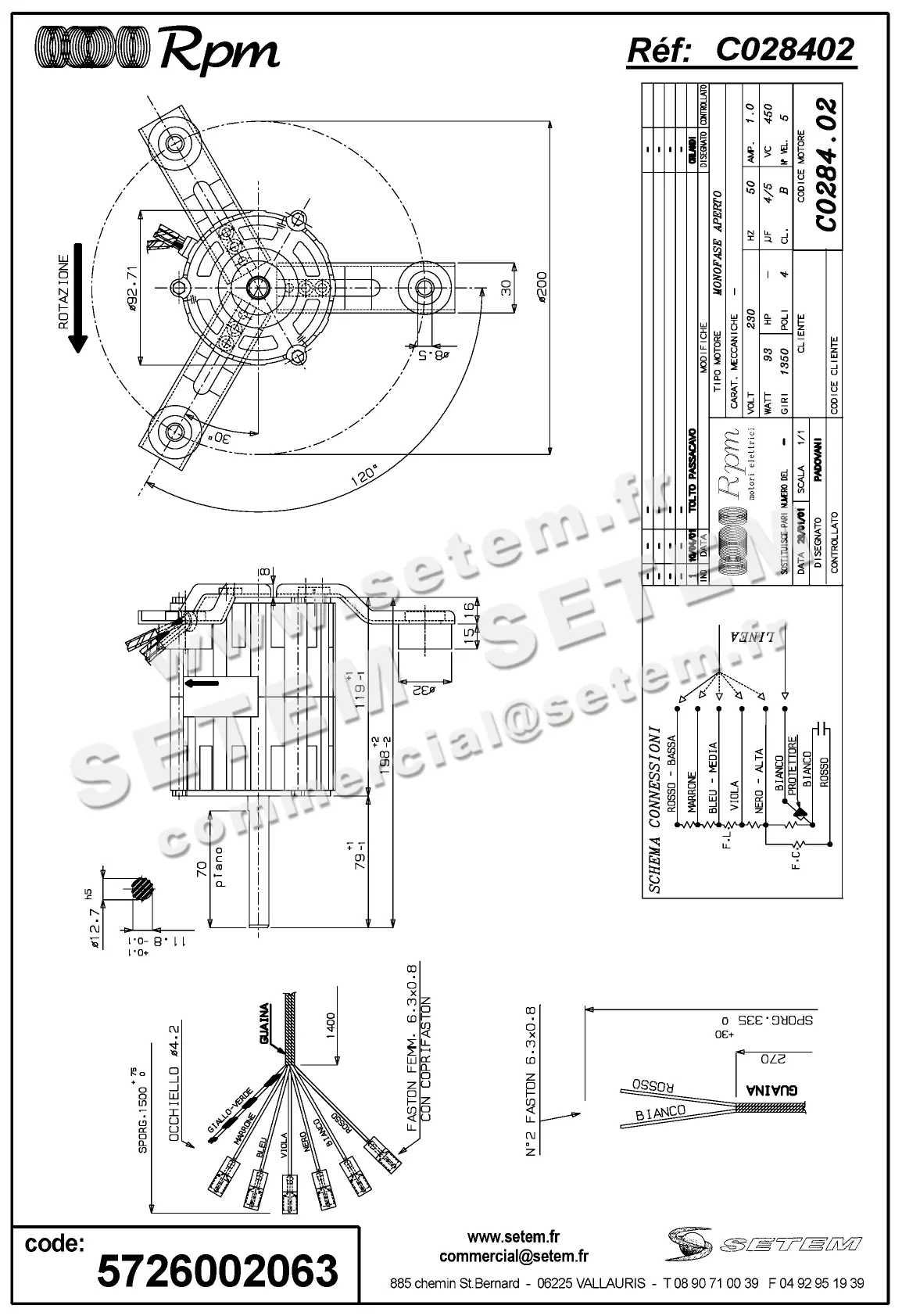 5726002063-MOTEUR RPM C028402