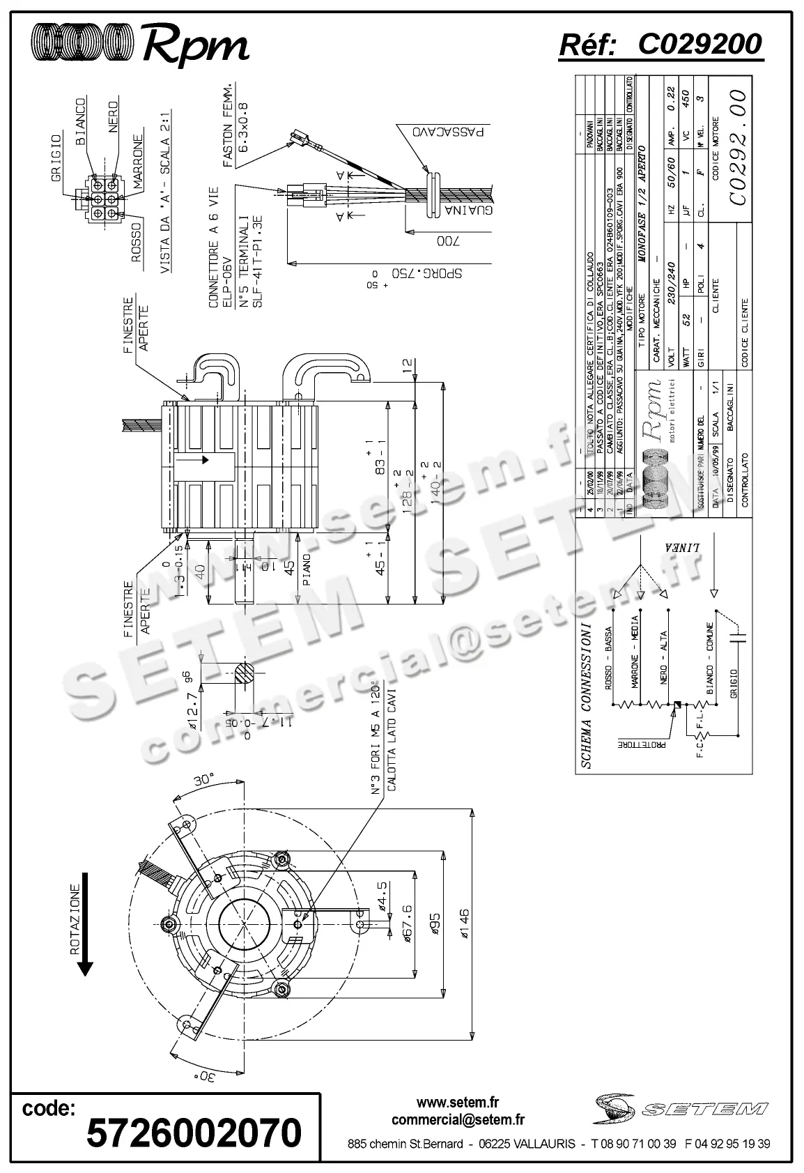5726002070-MOTEUR RPM C029200