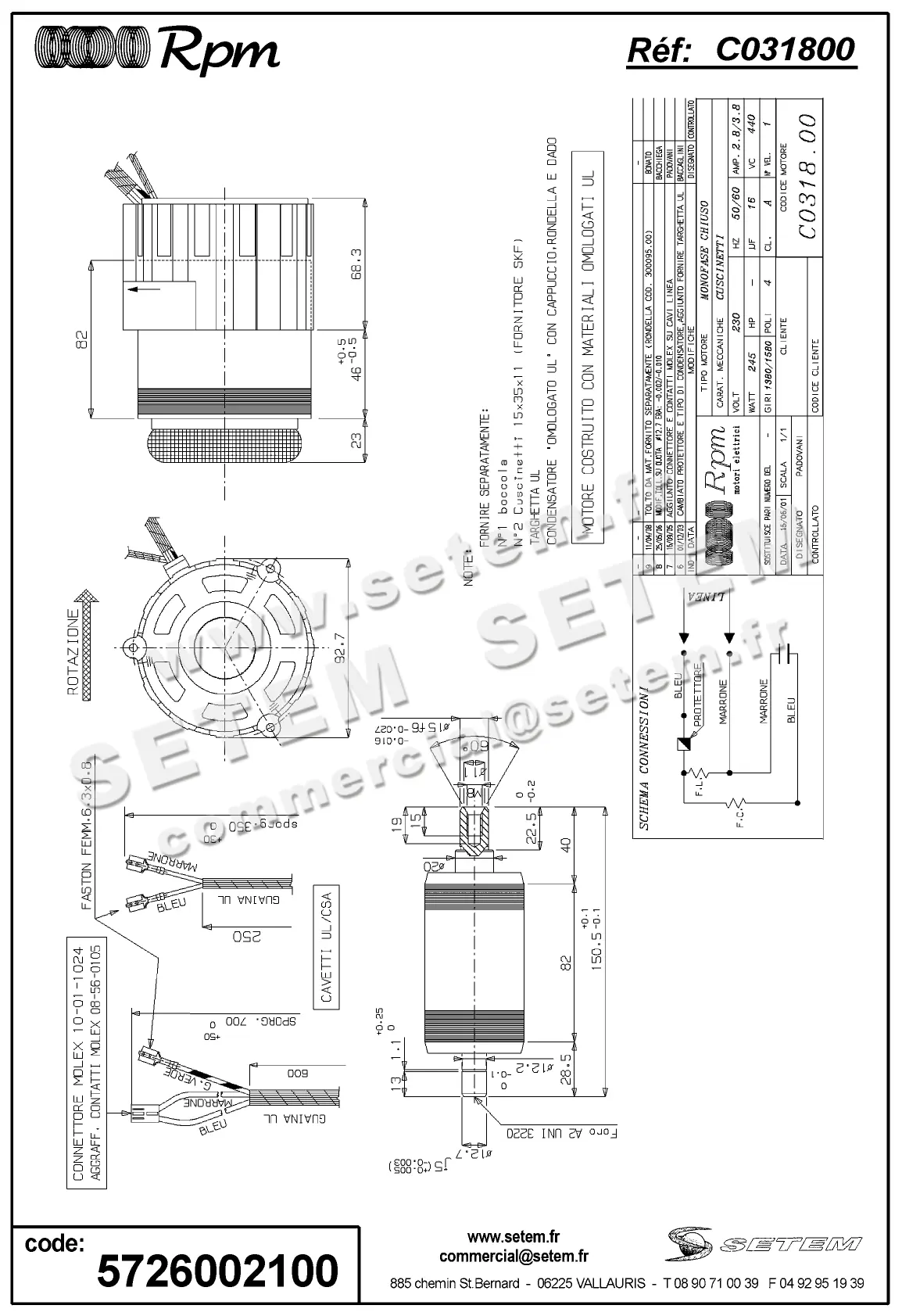 5726002100-MOTEUR RPM C031800