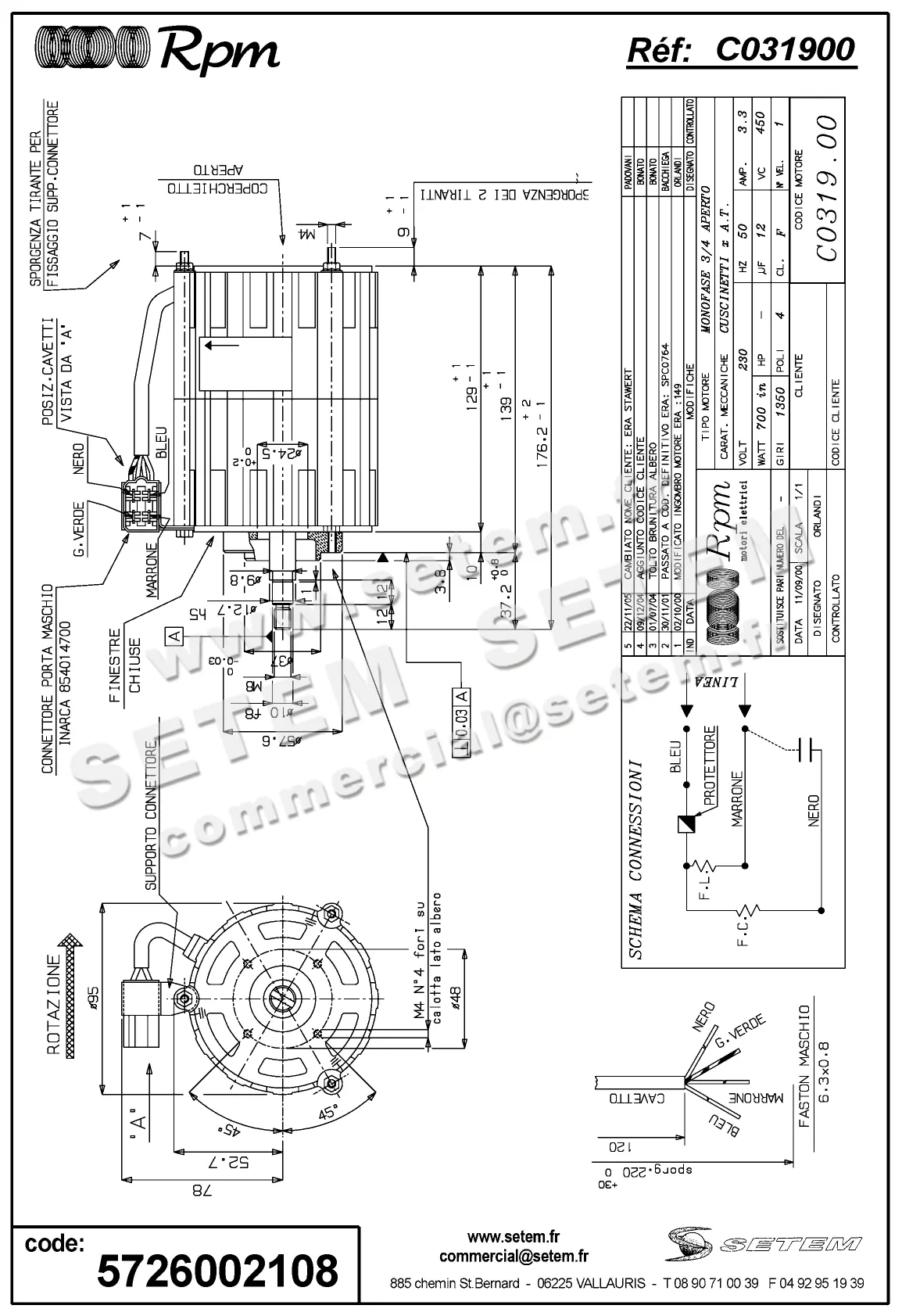 5726002108-MOTEUR RPM C031900