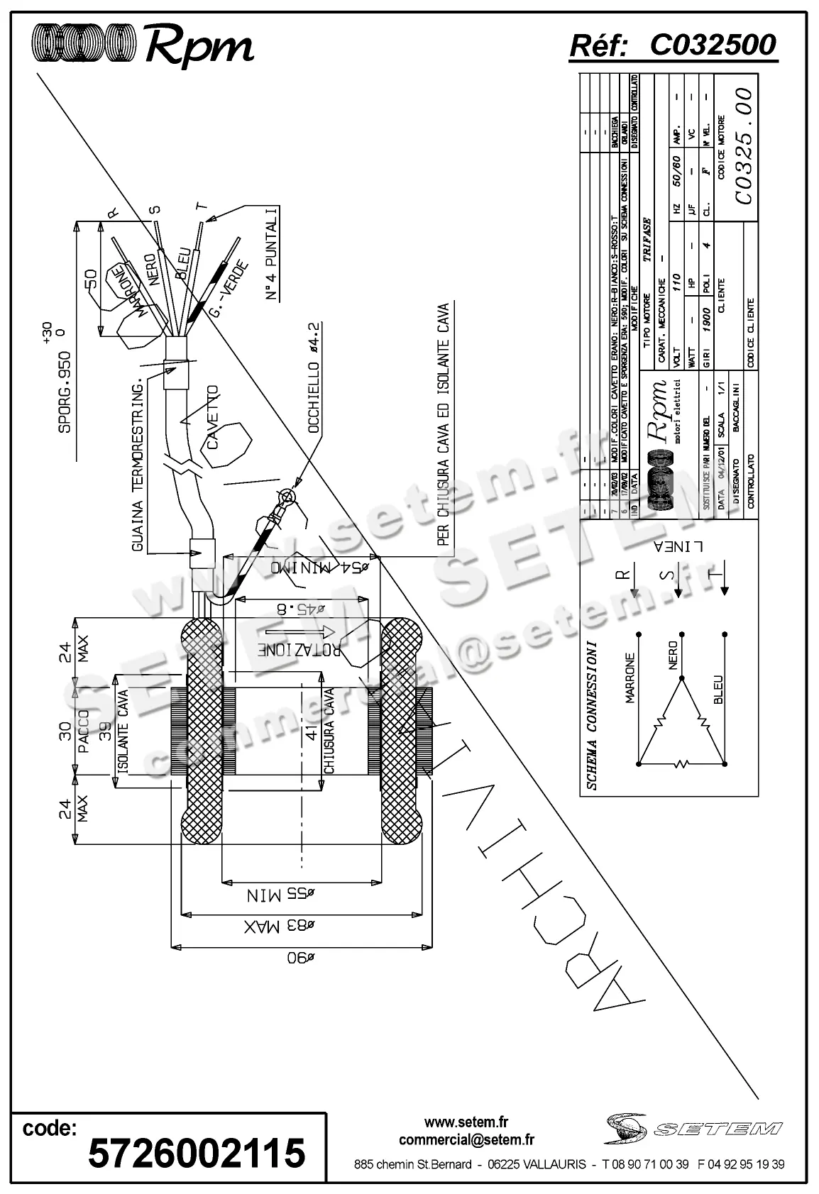 5726002115-MOTEUR RPM C032500