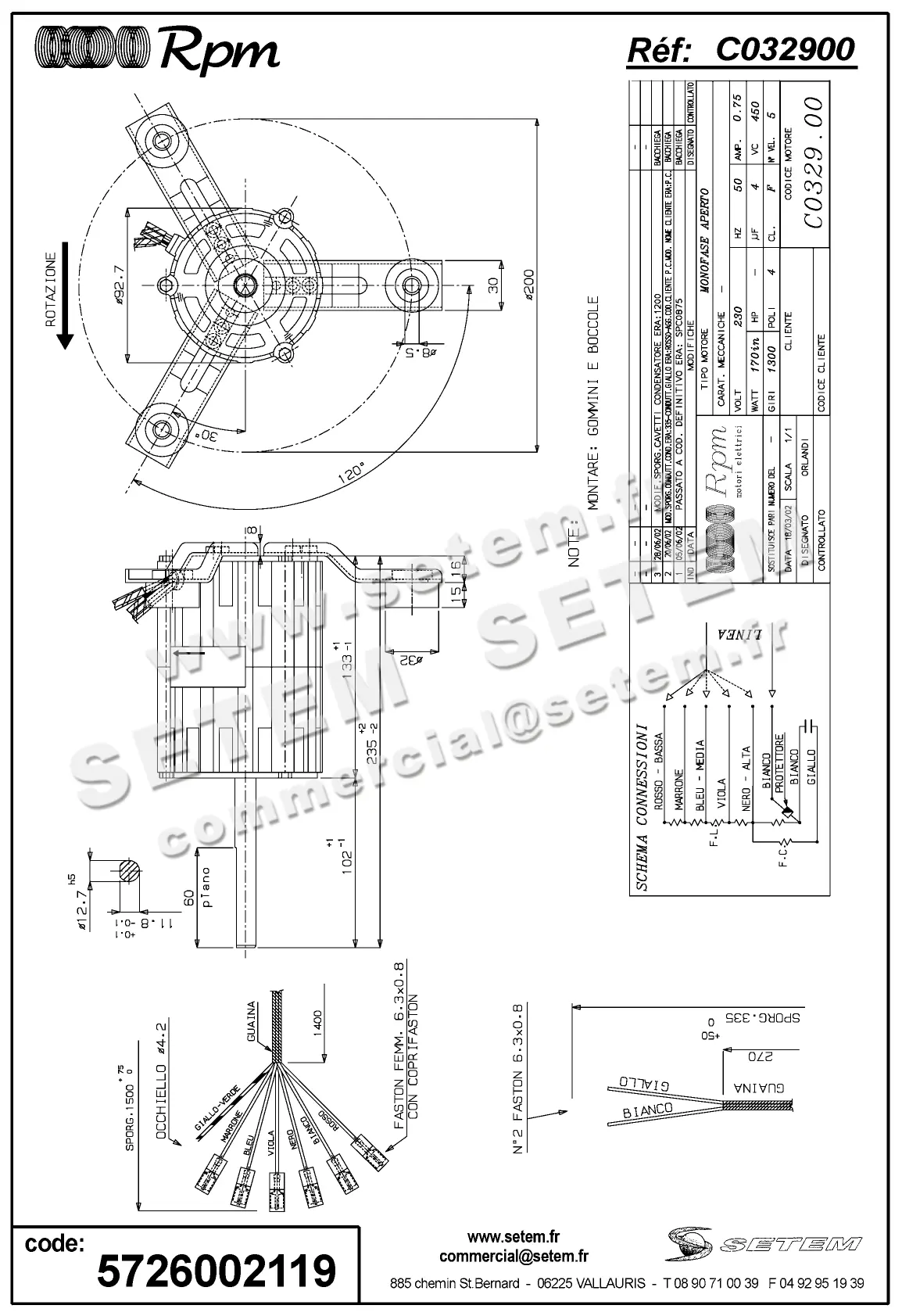 5726002119-MOTEUR RPM C032900