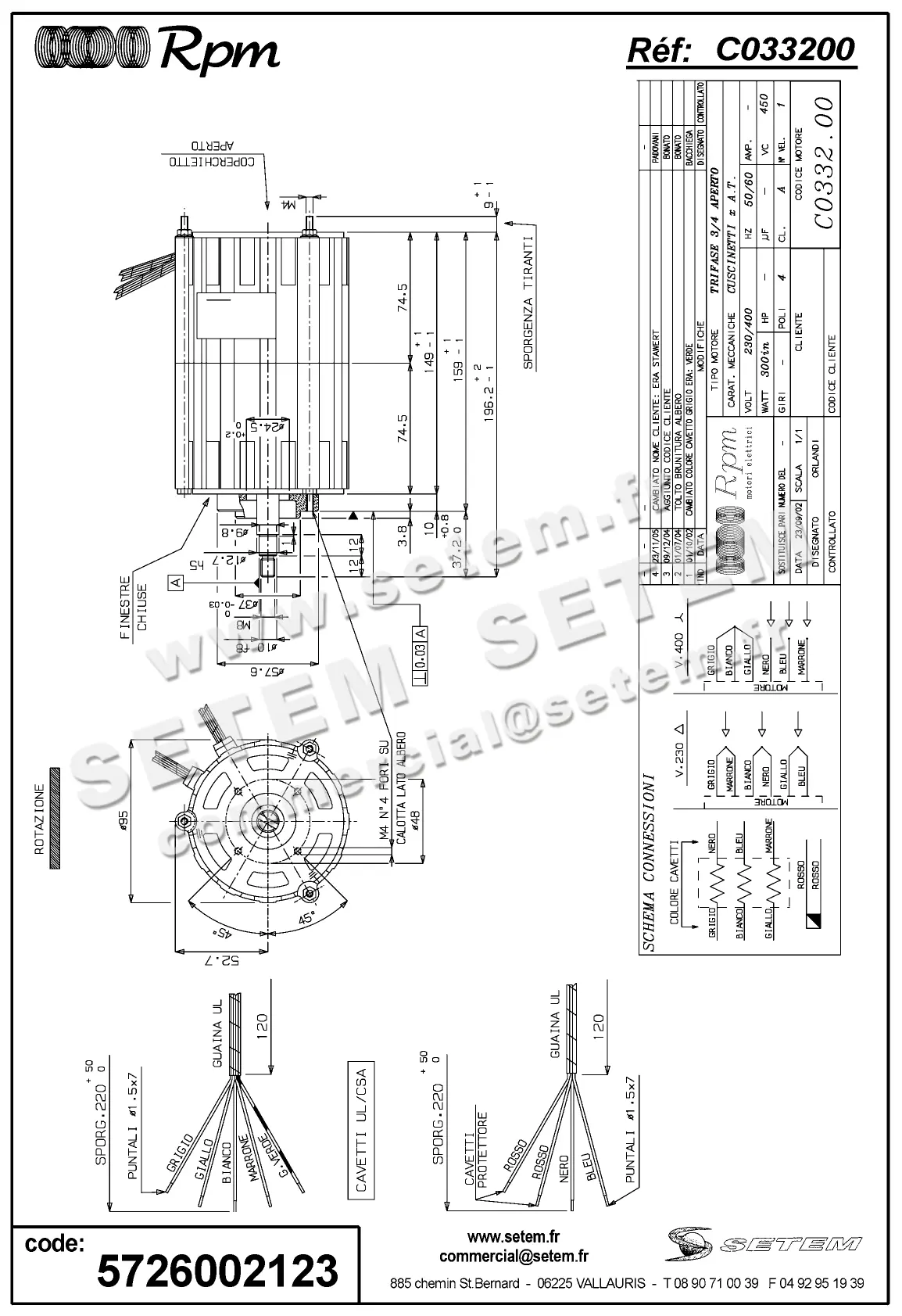 5726002123-MOTEUR RPM C033200