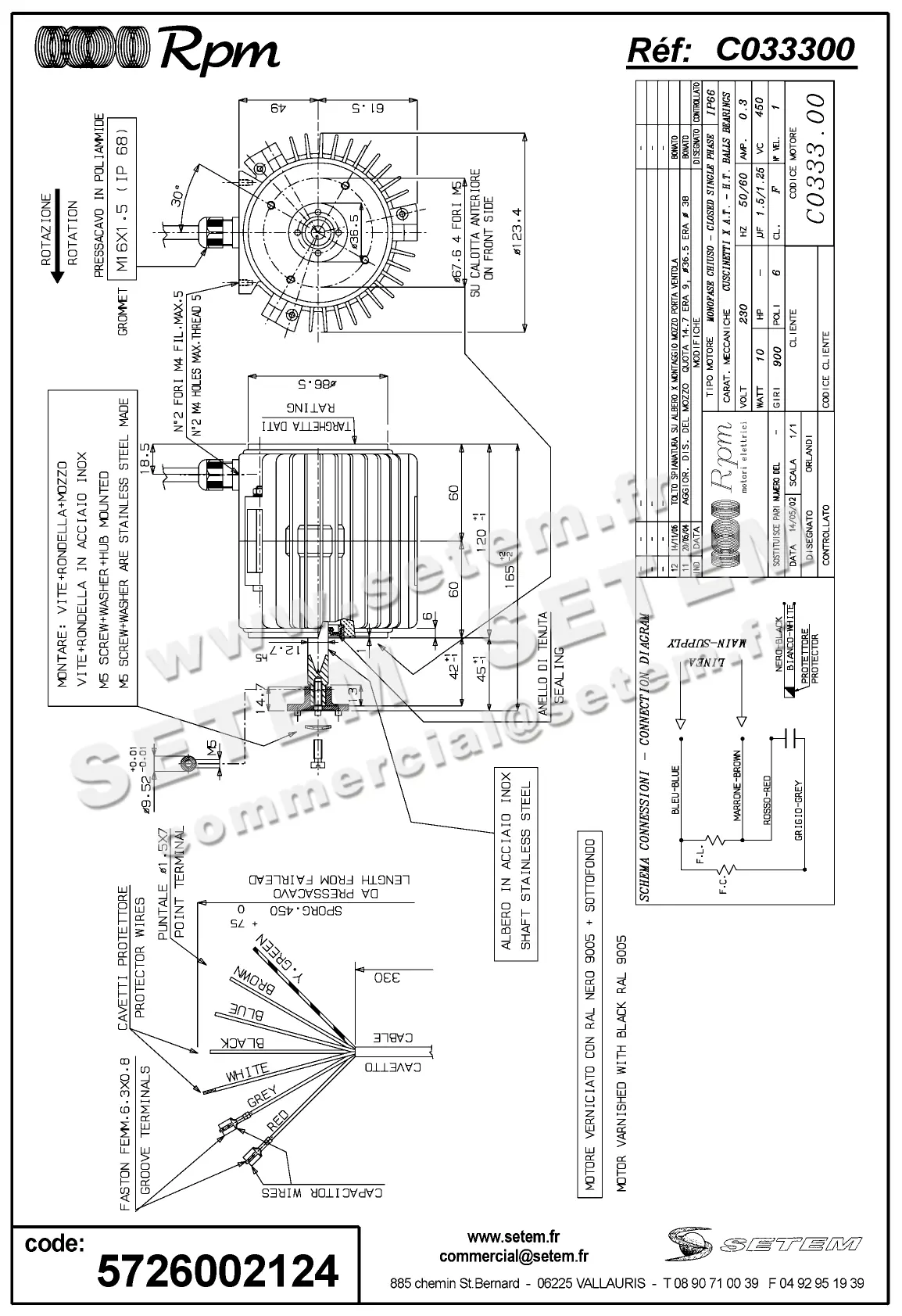 5726002124-MOTEUR RPM C033300