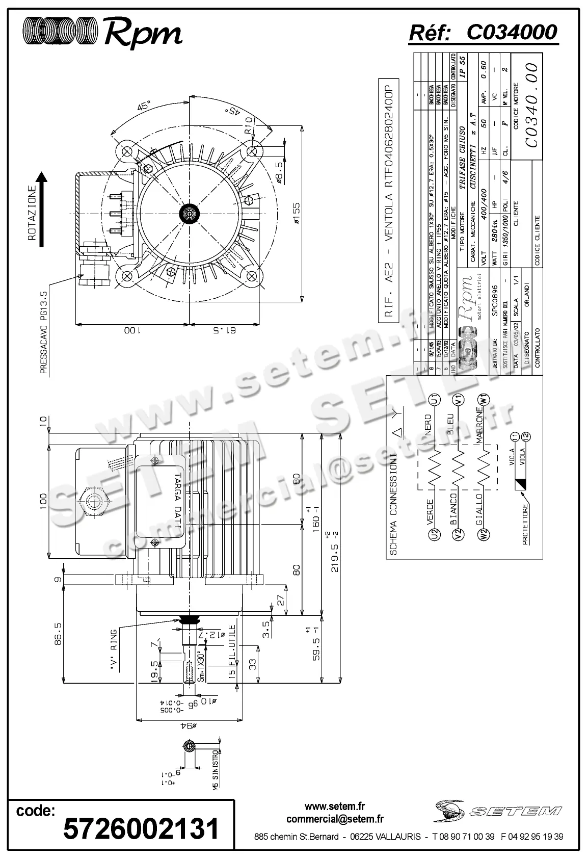 5726002131-MOTEUR RPM C034000