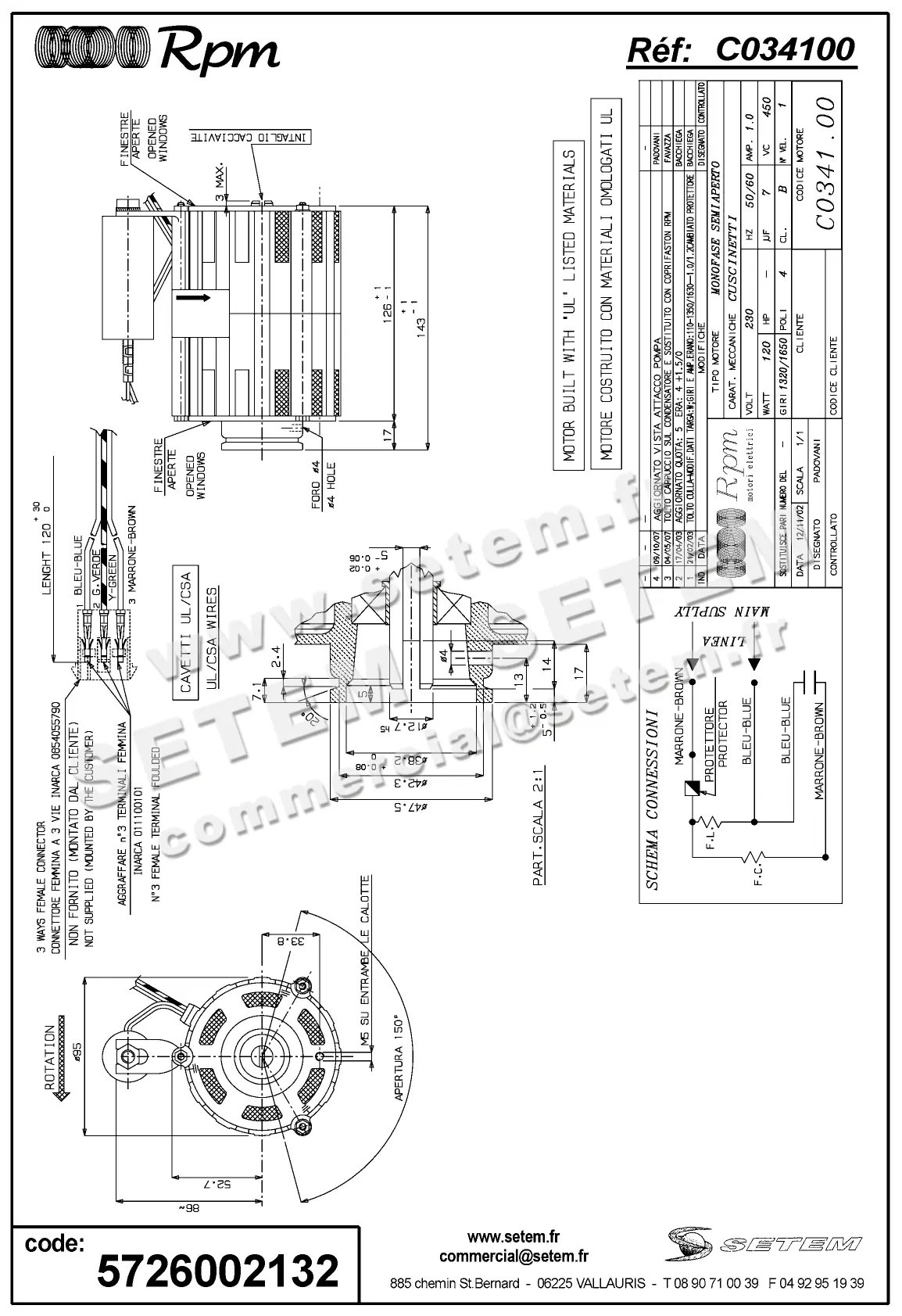 5726002132-MOTEUR RPM C034100