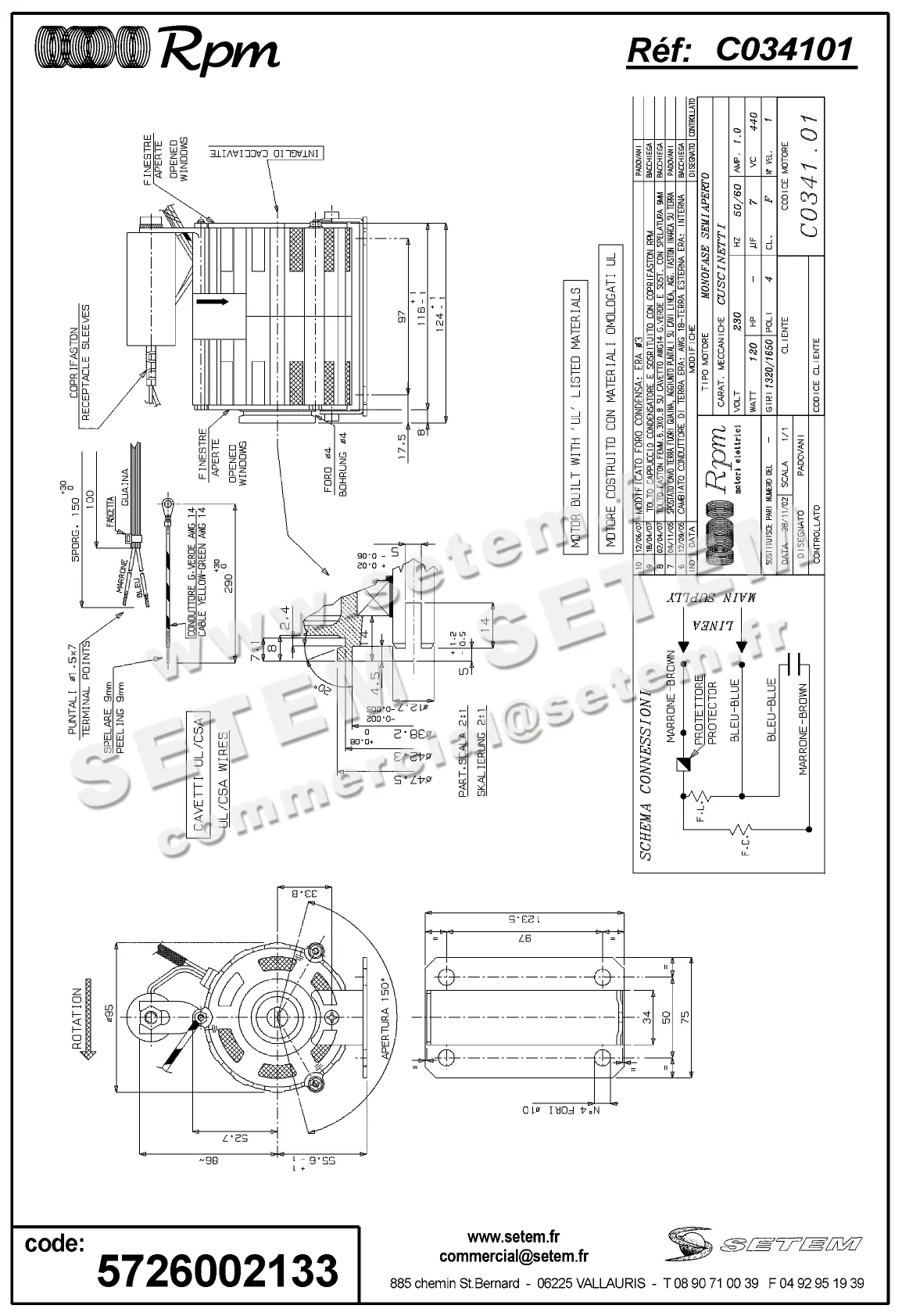 5726002133-MOTEUR RPM C034101