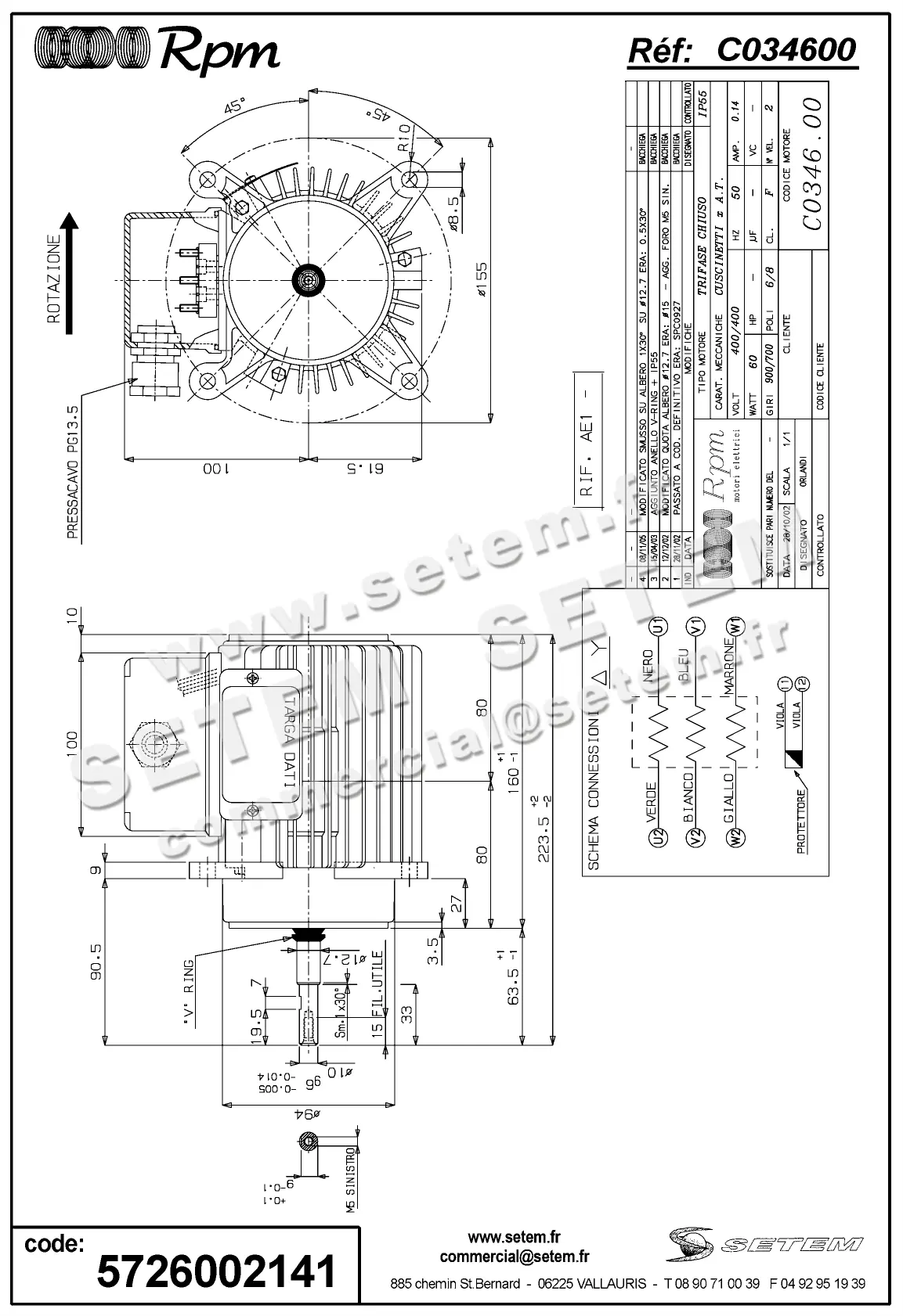5726002141-MOTEUR RPM C034600