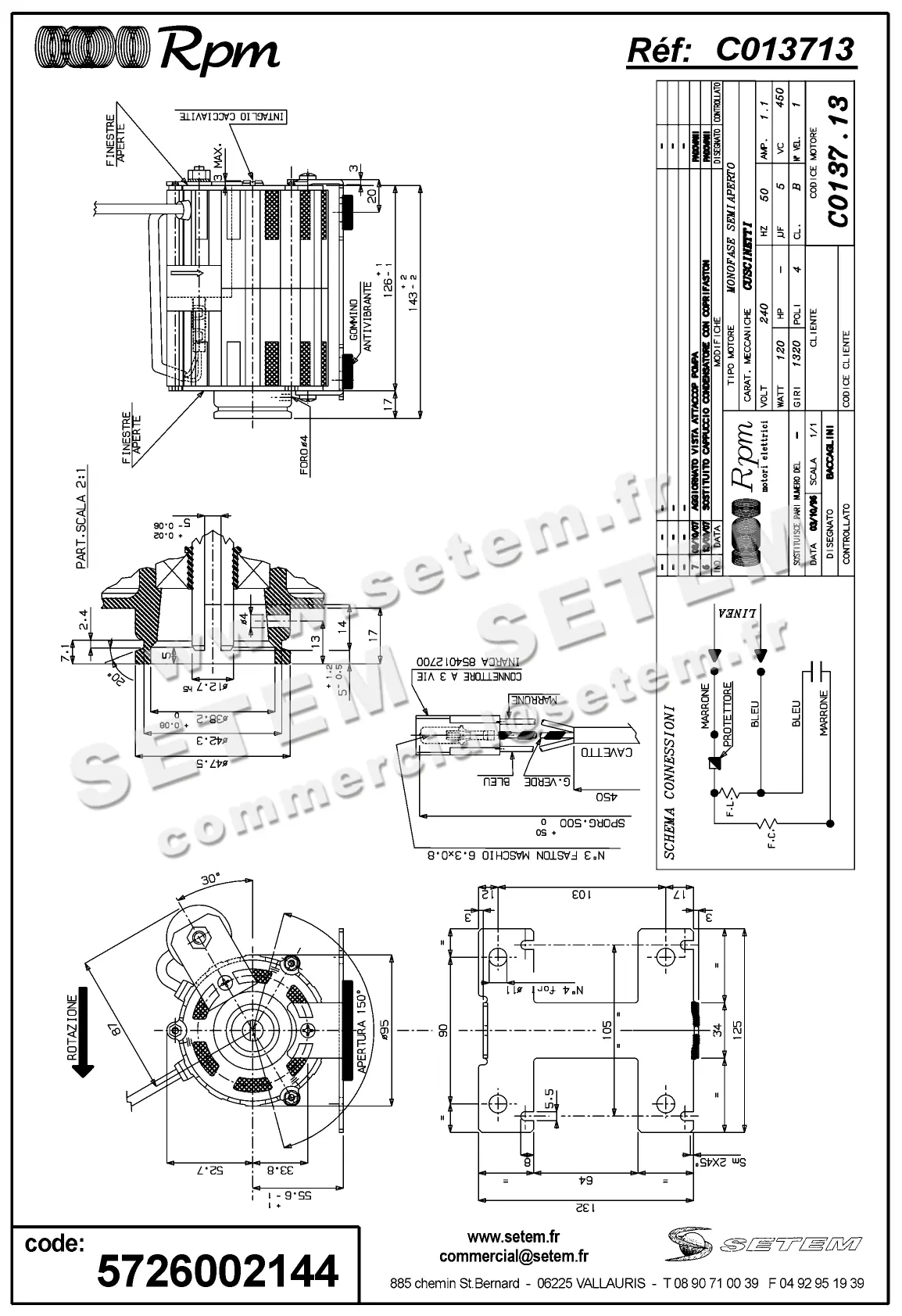 5726002144-MOTEUR RPM C013713