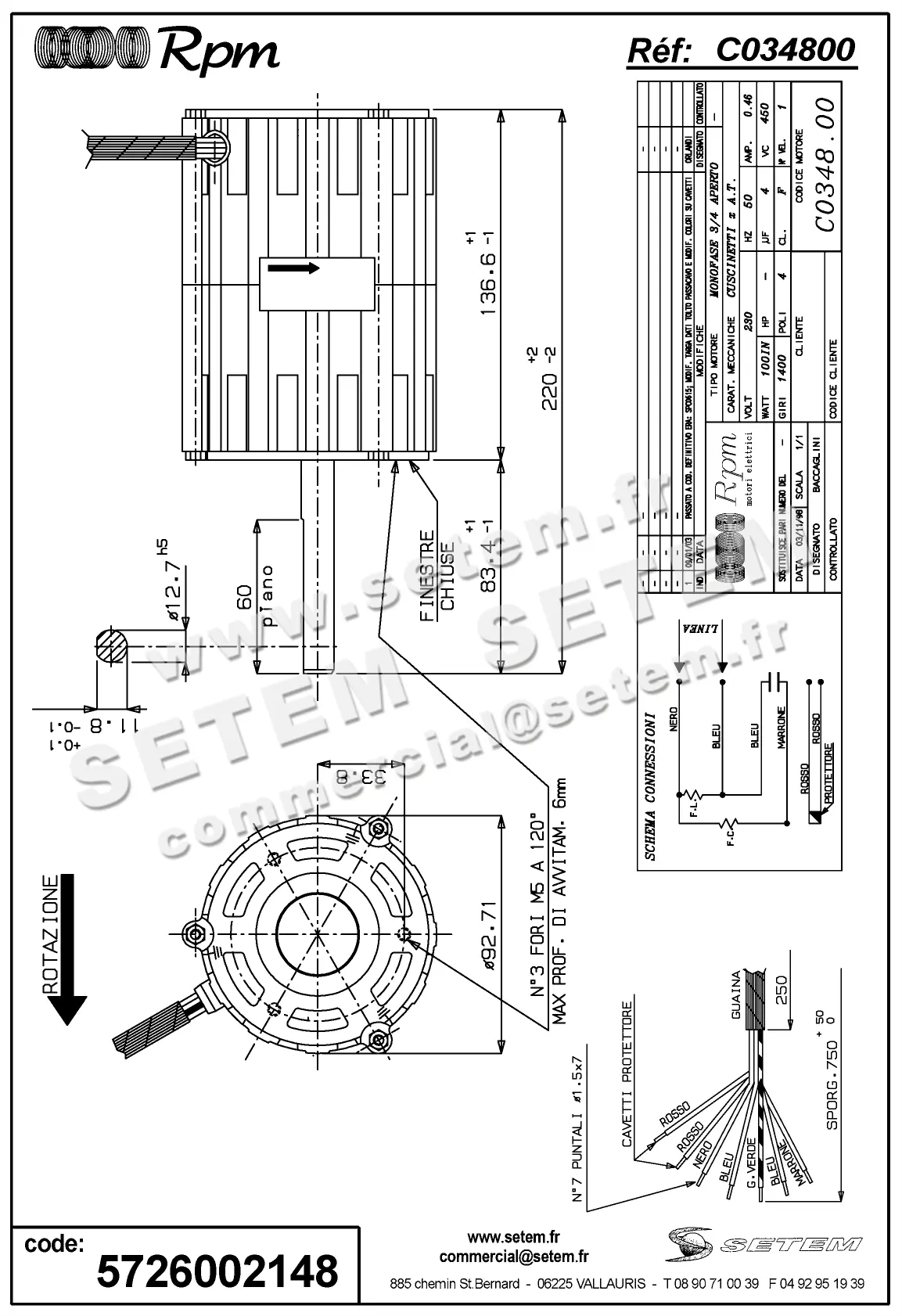 5726002148-MOTEUR RPM C034800