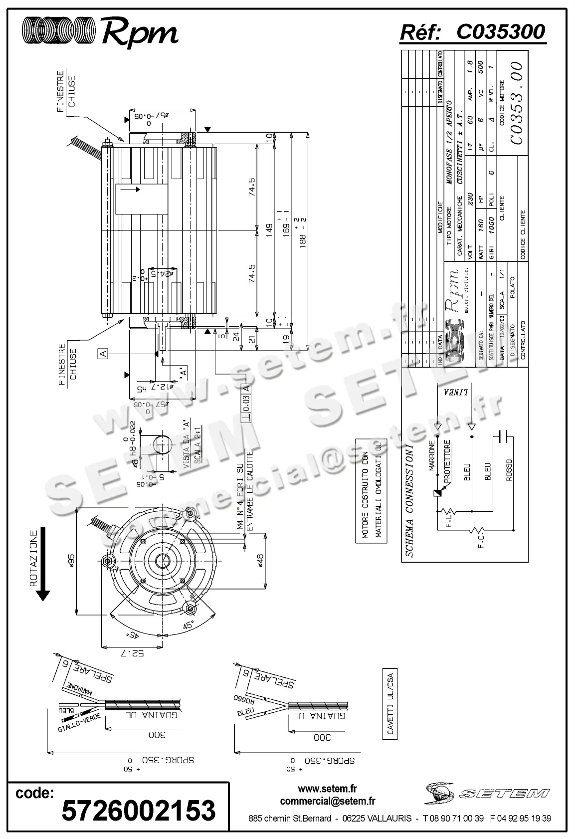 5726002153-MOTEUR RPM C035300