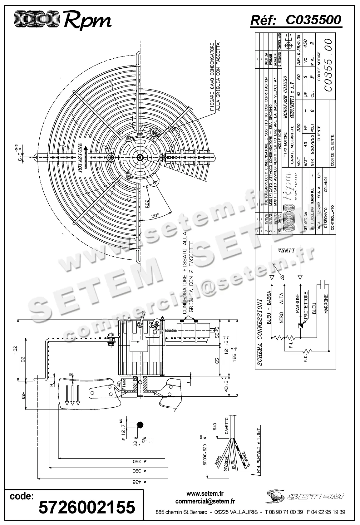 5726002155-MOTEUR RPM C035500