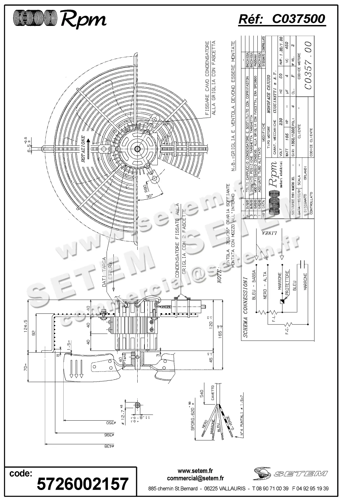 5726002157-VENTILATEUR RPM C035700