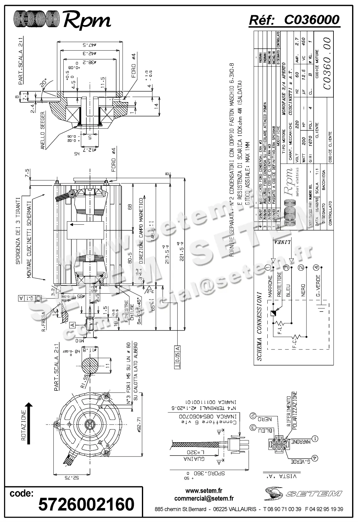5726002160-MOTEUR RPM C036000