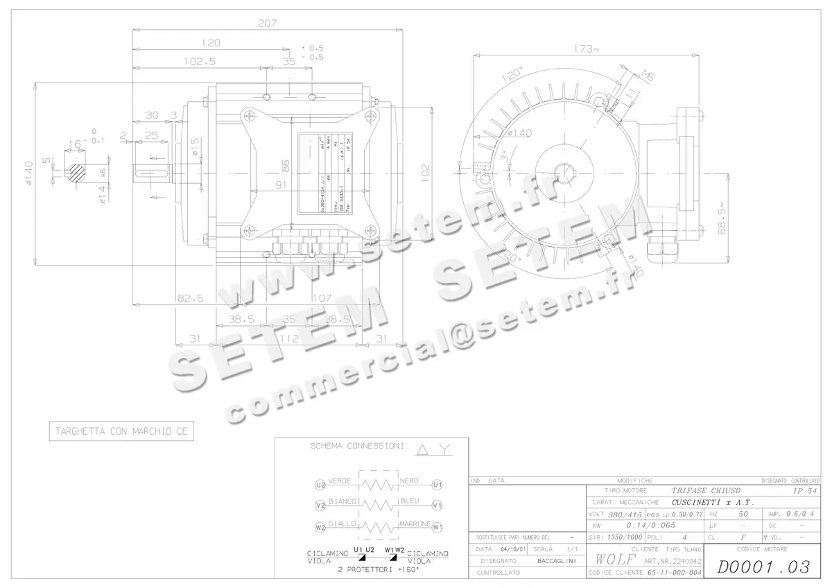 5726002165-MOTEUR RPM D000103