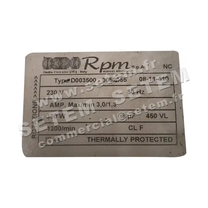 5726002218-MOTEUR RPM D003500 "3052055"