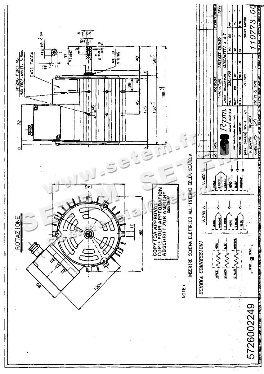5726002249-MOTEUR RPM 11077300