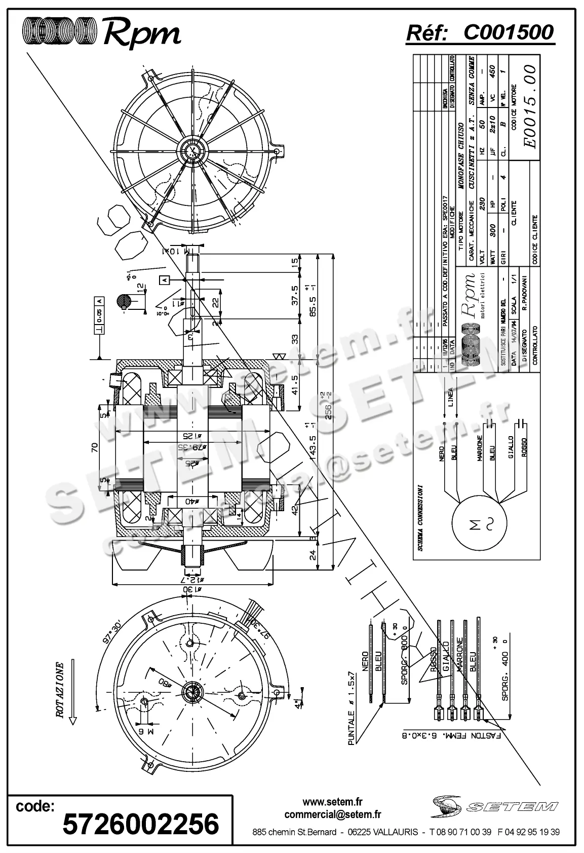 5726002256-MOTEUR RPM E001500