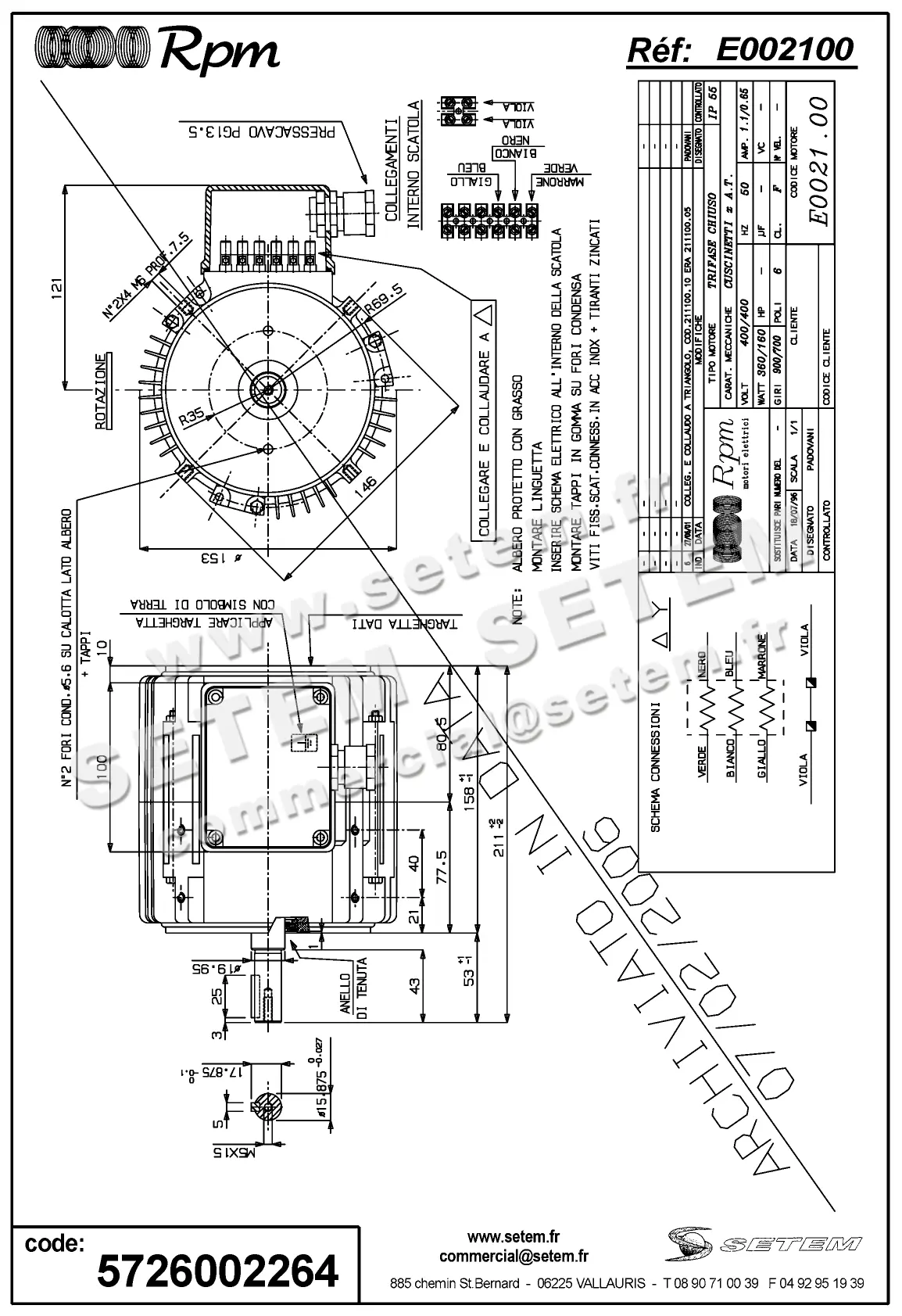 5726002264-MOTEUR RPM E002100