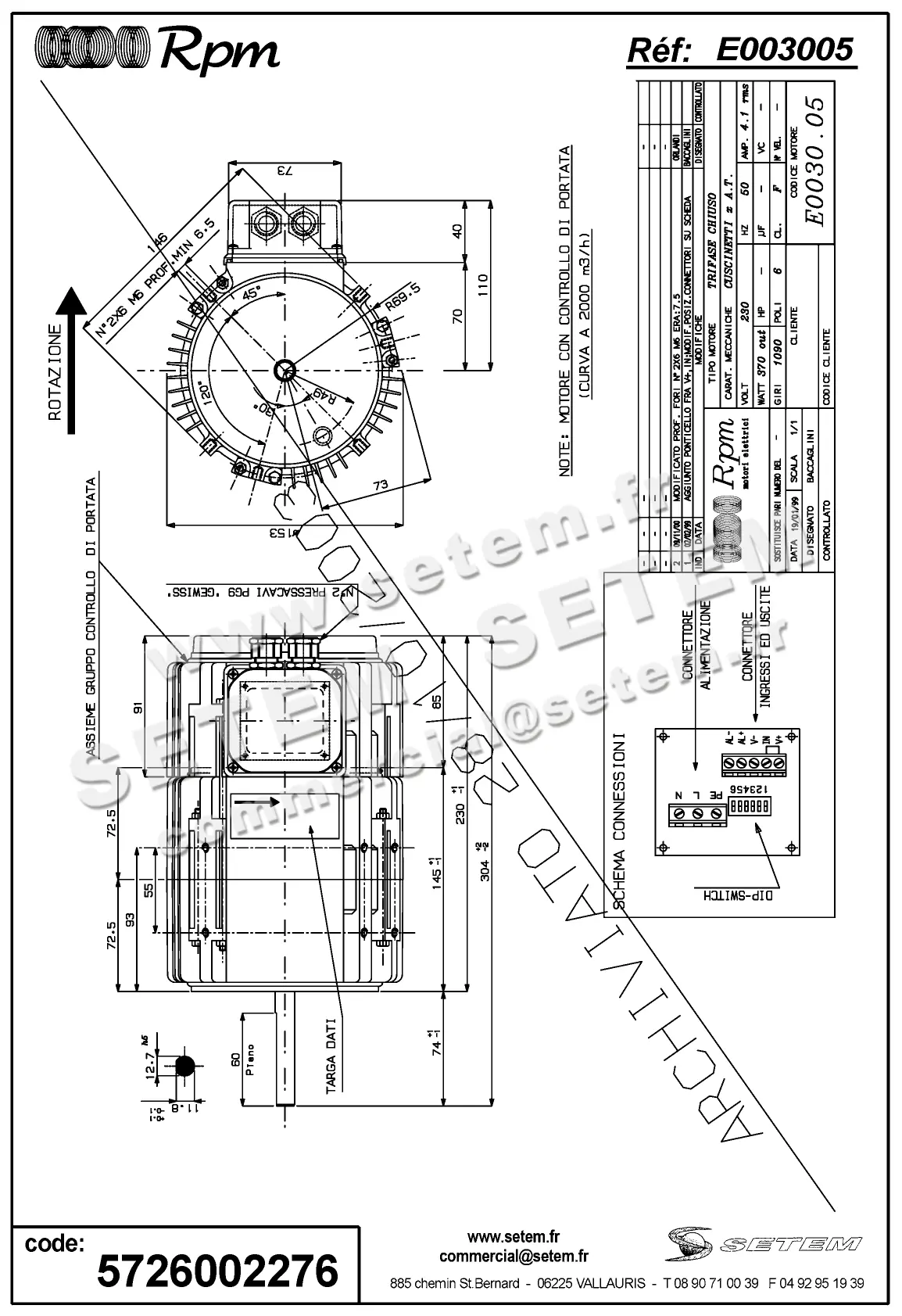 5726002276-MOTEUR RPM E003005