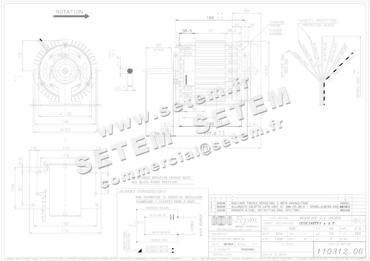 5726002290-MOTEUR RPM 11031206