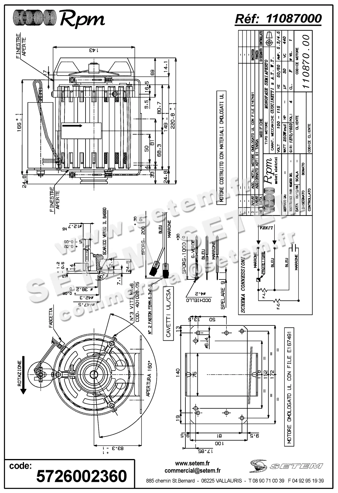 5726002360-MOTEUR RPM 11087000