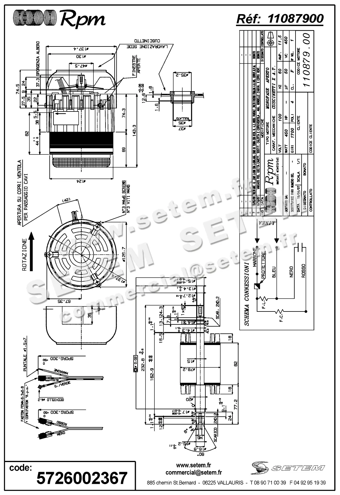 5726002367-MOTEUR RPM 11087900