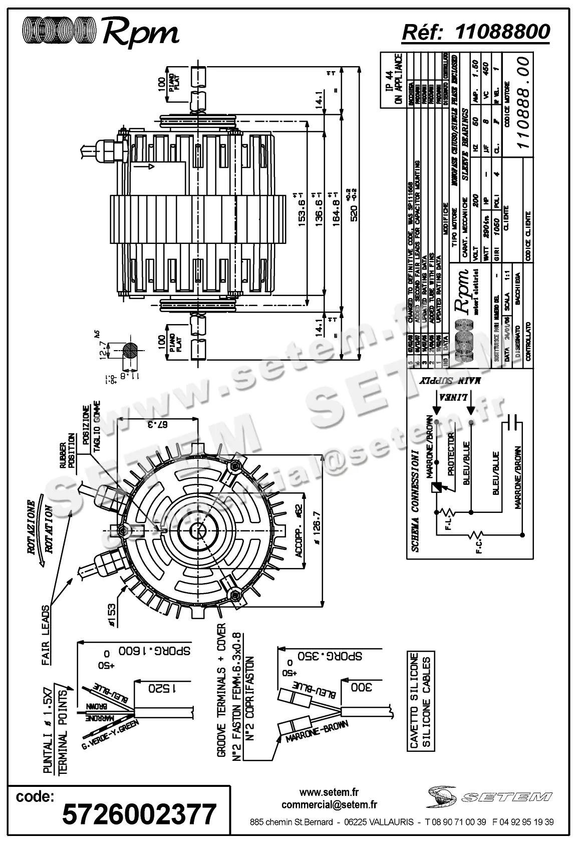 5726002377-MOTEUR RPM 11088800