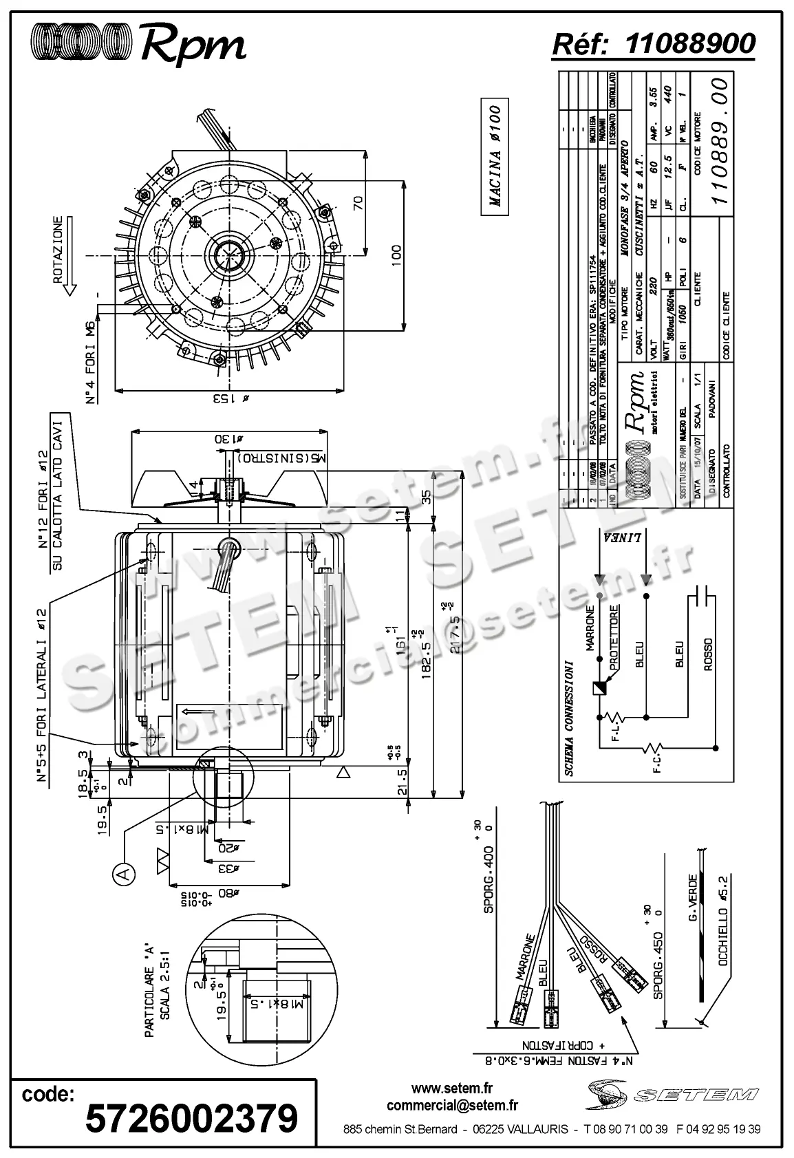 5726002379-MOTEUR RPM 11088900