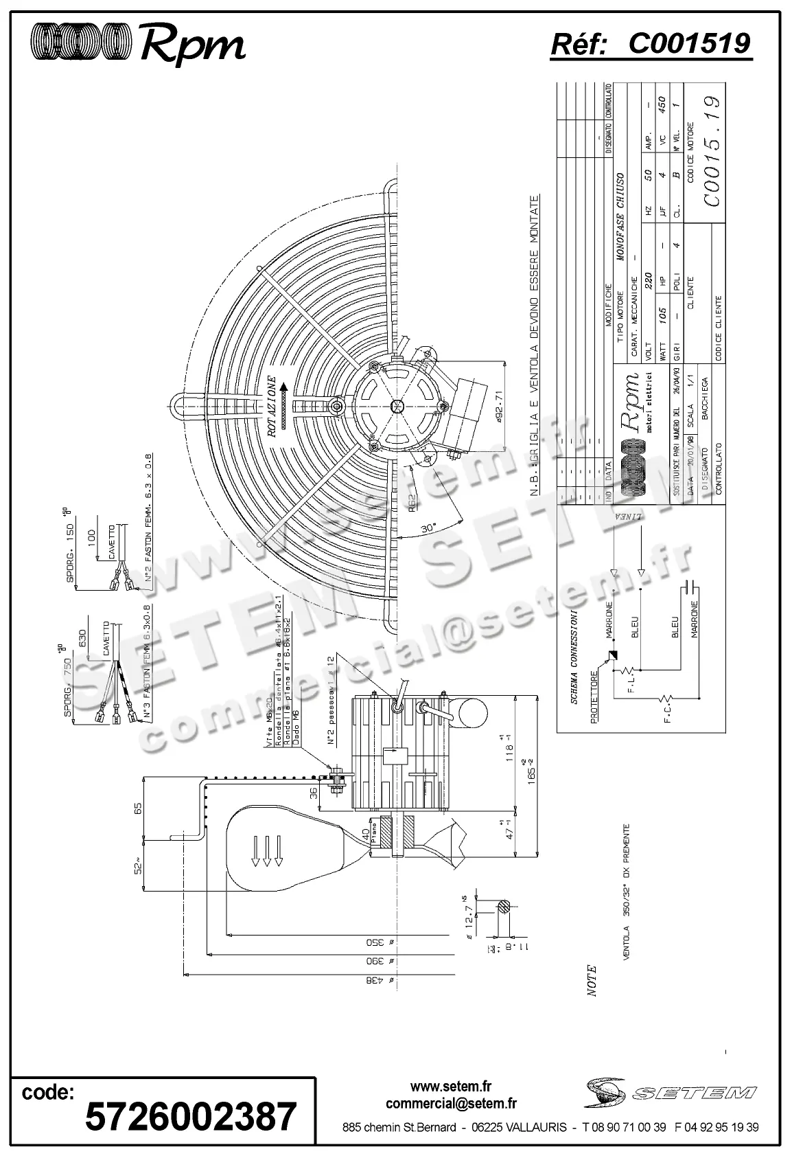 5726002387-MOTEUR RPM C001519