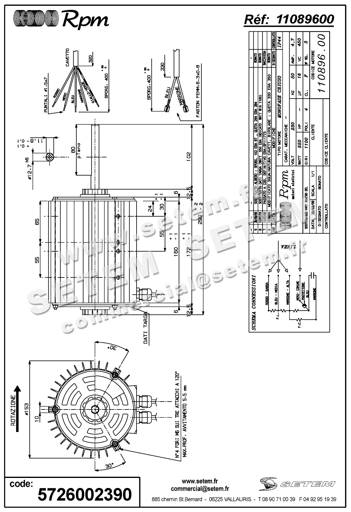 5726002390-MOTEUR RPM 11089600