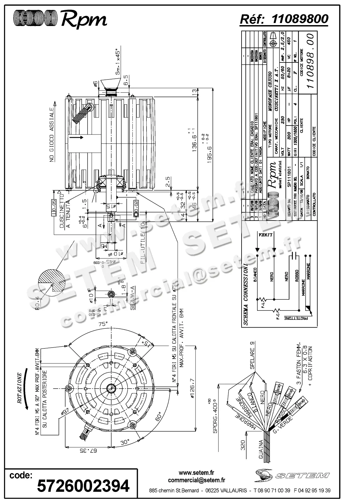 5726002394-MOTEUR RPM 11089800