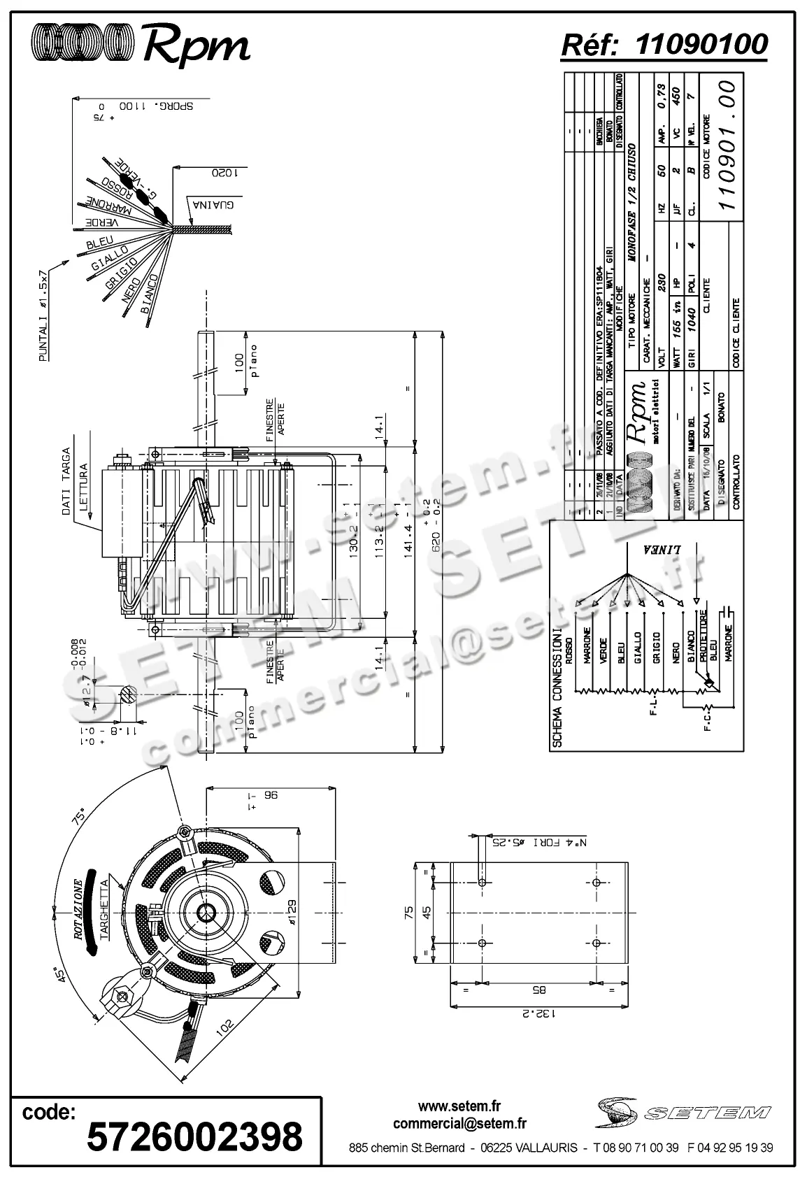 5726002398-MOTEUR RPM 11090100 2